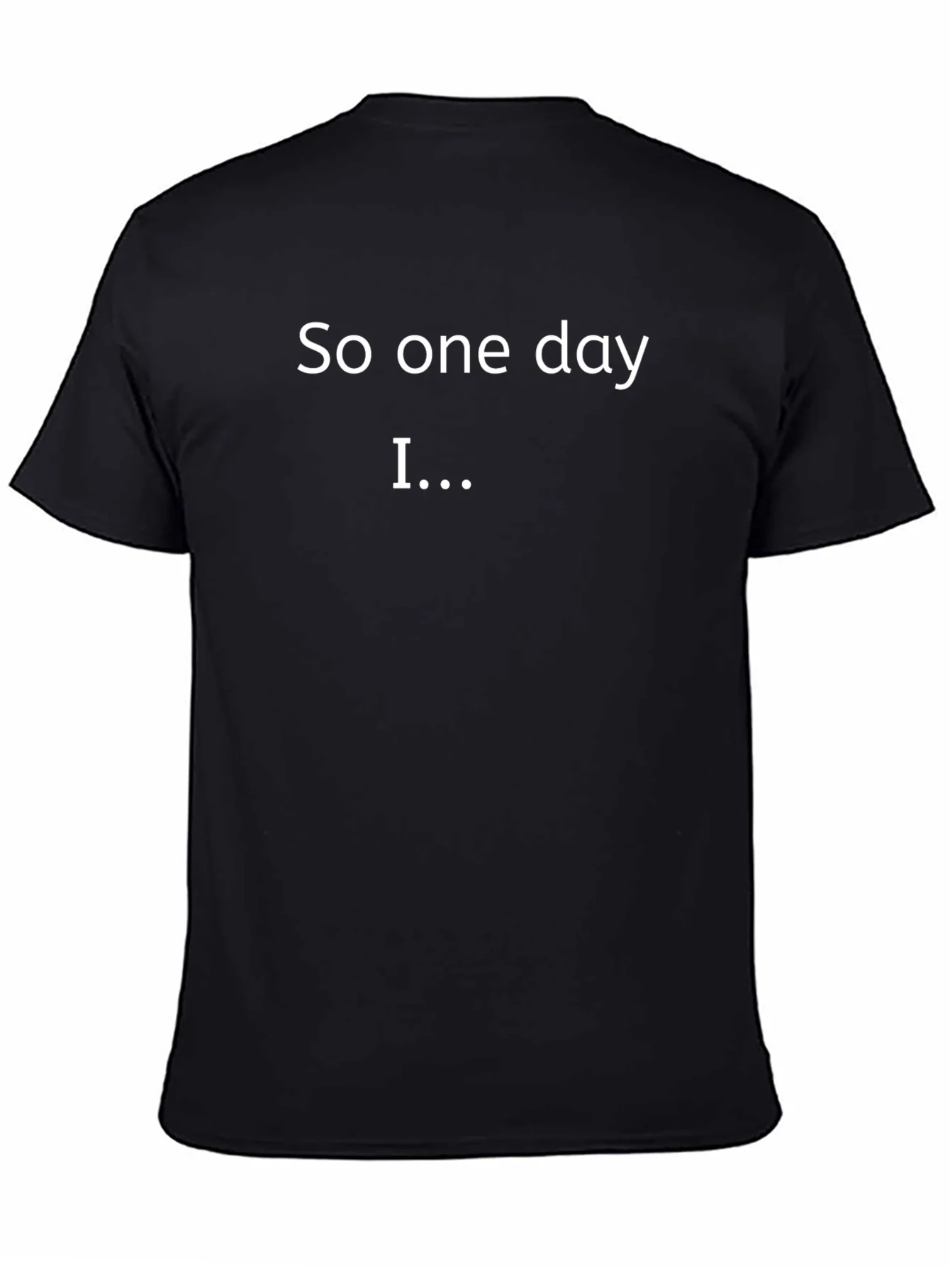 Rebbecca So One Day I... T-Shirt Black