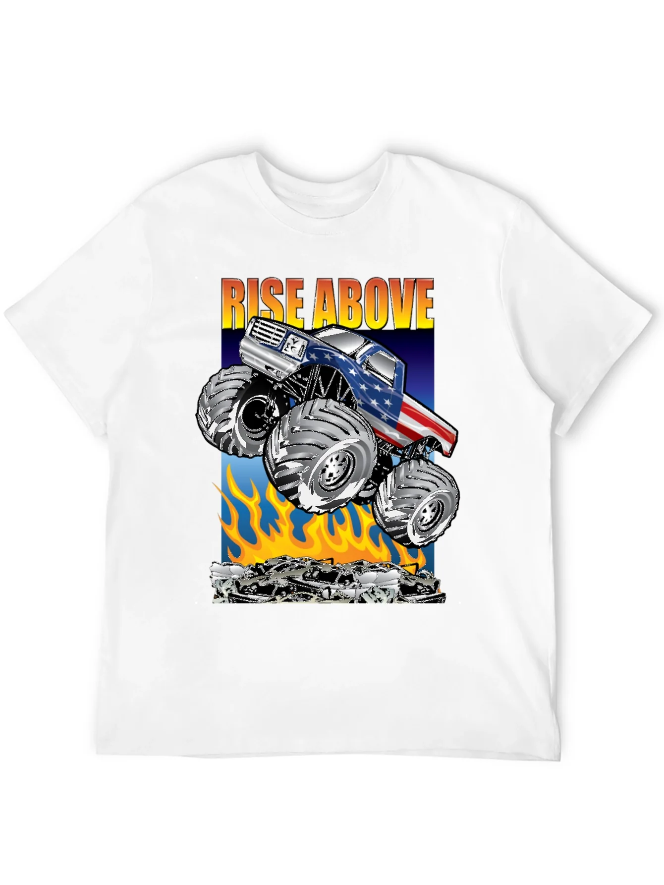 Rebbecca Rise Above Monster Truck T-Shirt