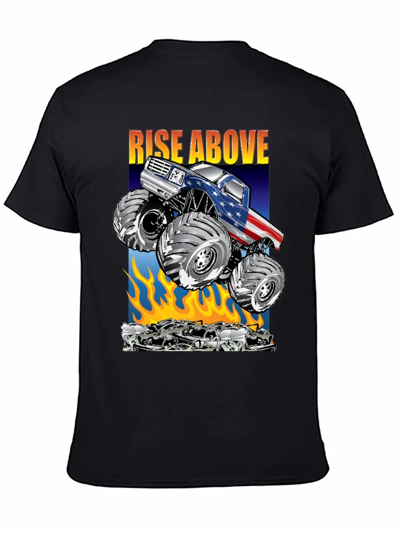 Rebbecca Rise Above Monster Truck T-Shirt