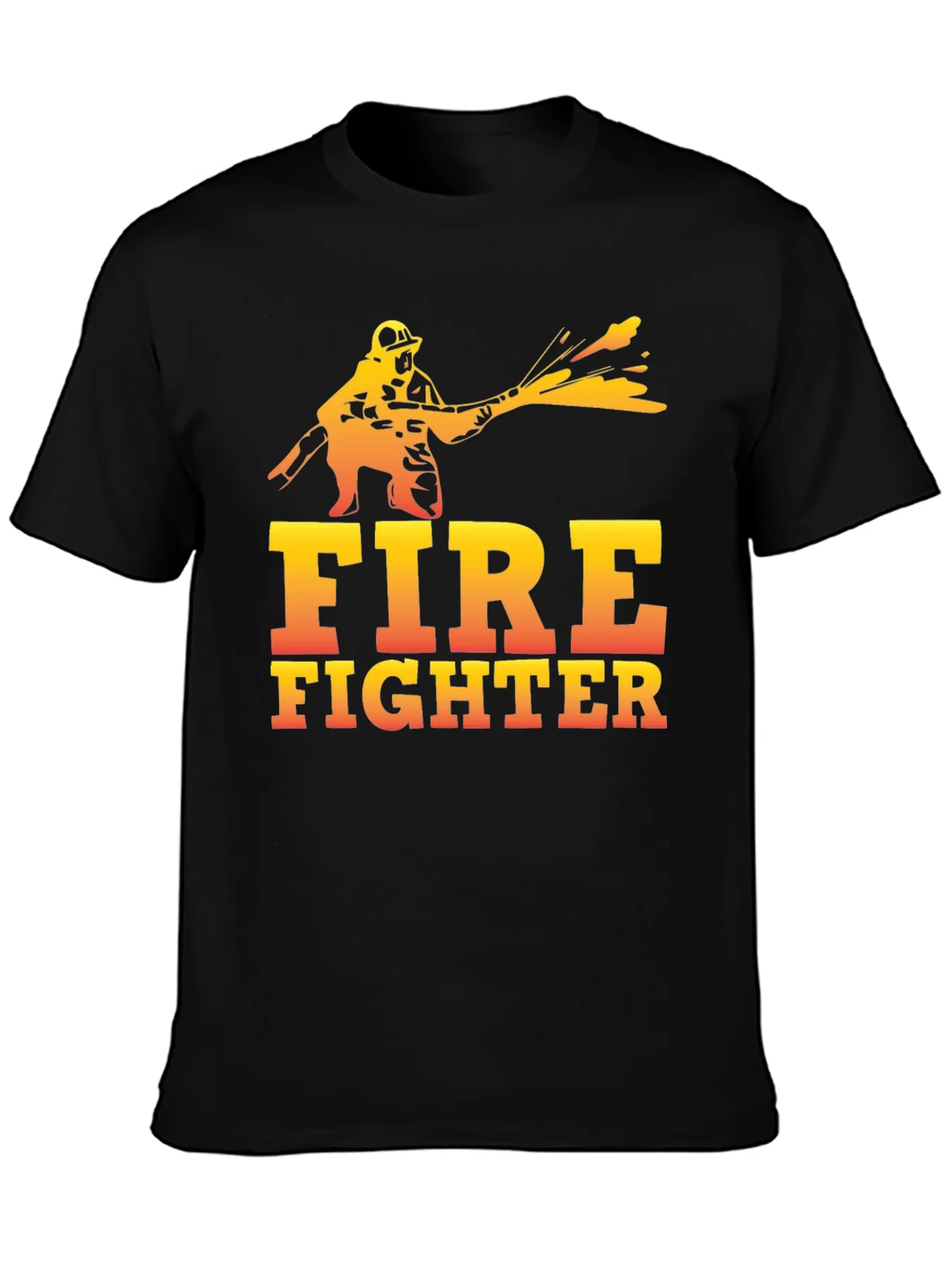 Rebbecca Firefighter Graphic Print Tee - Heroic Design