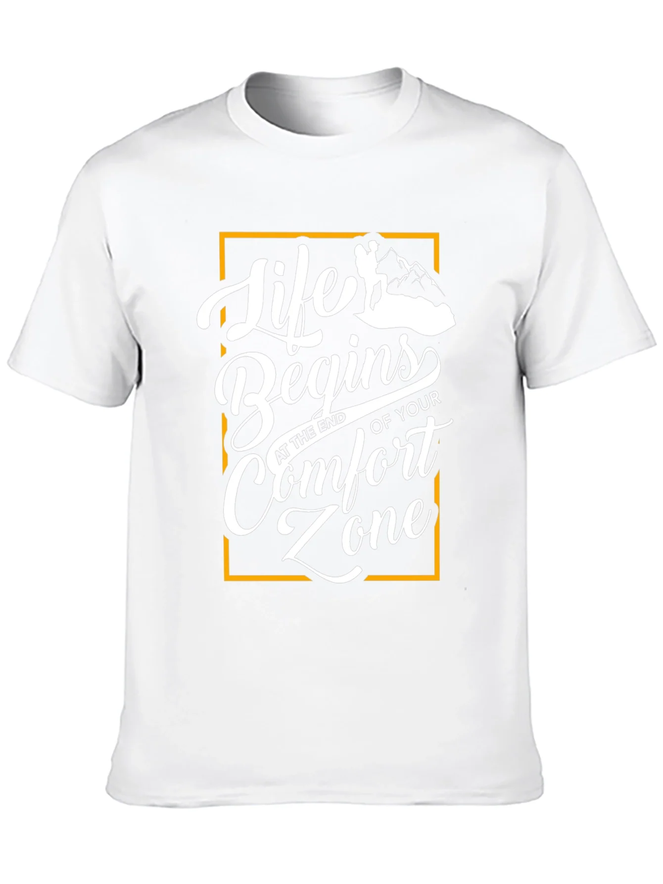 Rebbecca Life Begins Comfort Zone Graphic T-Shirt