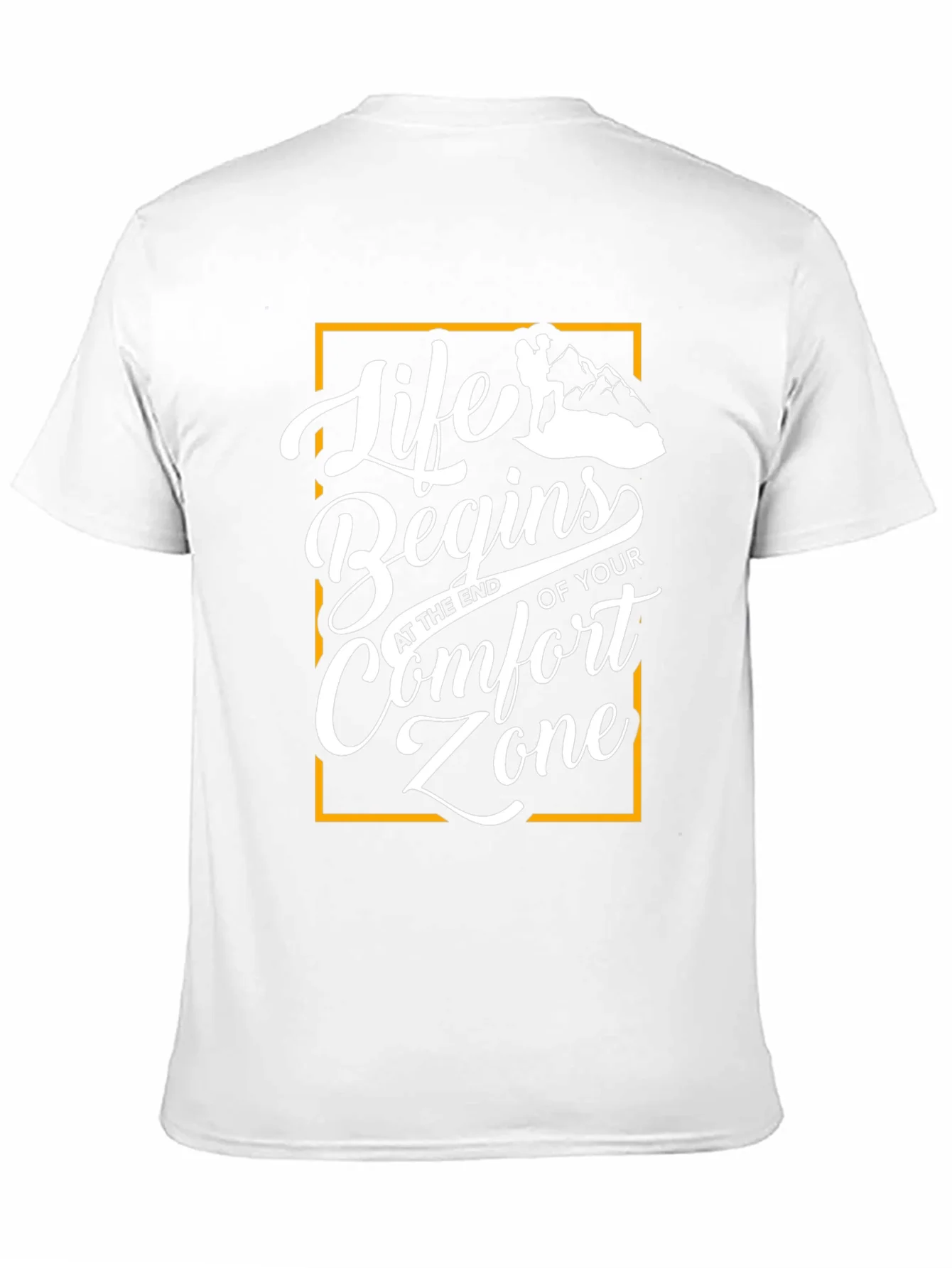 Rebbecca Life Begins Comfort Zone Graphic T-Shirt