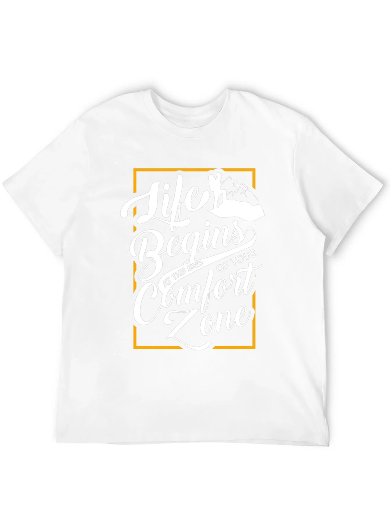 Rebbecca Life Begins Comfort Zone Graphic T-Shirt