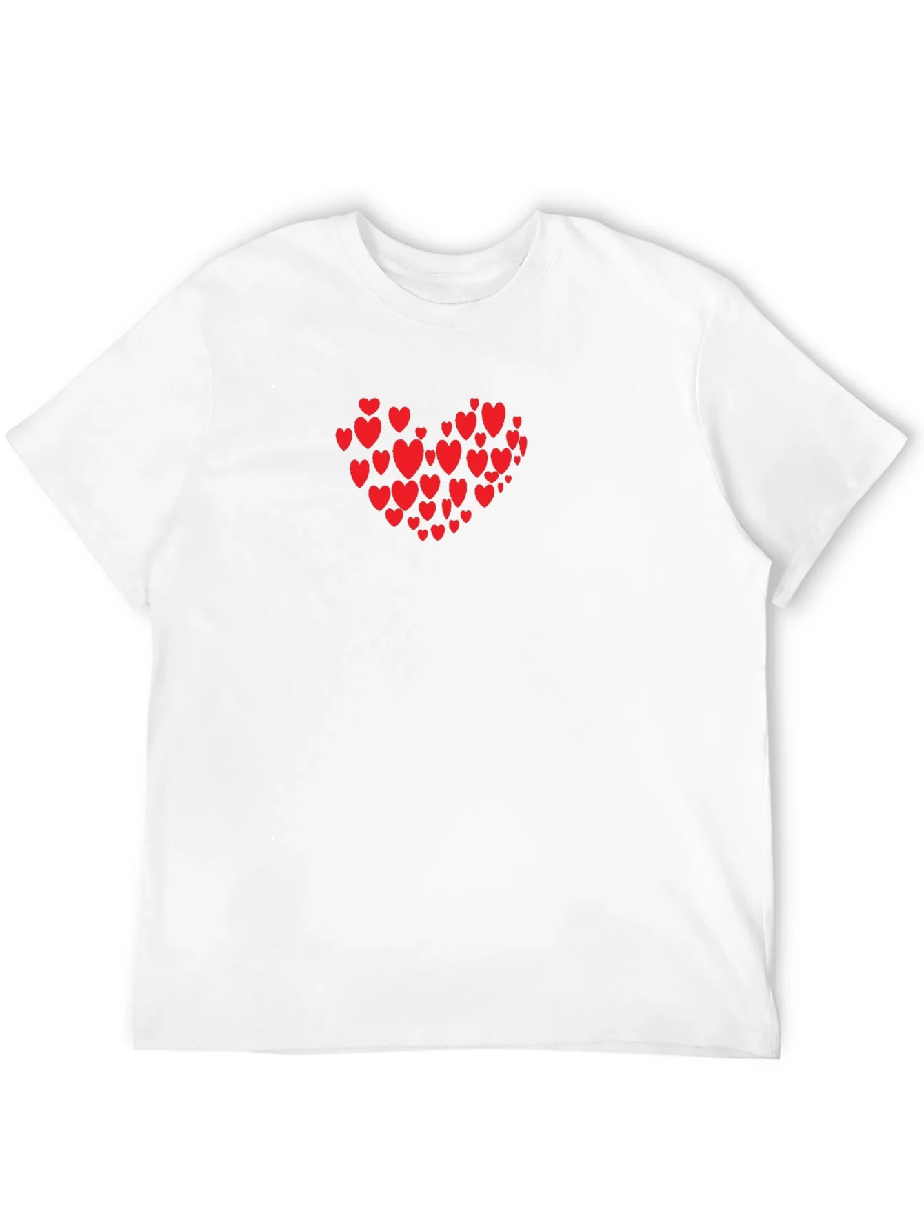Camiseta Negra Coraz¨®n Rojo Amor
