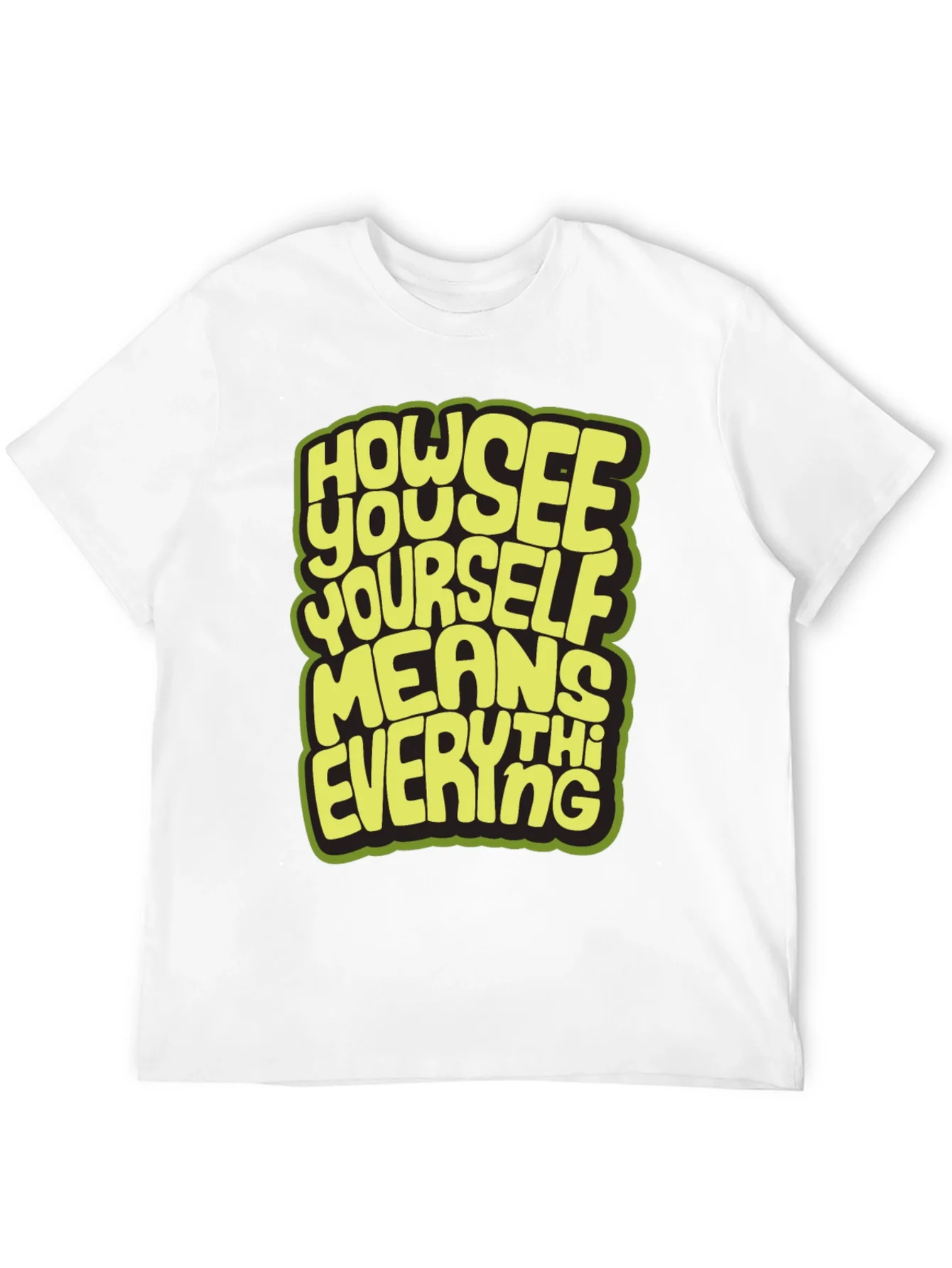 Camiseta Negra con Dise?o Inspirador