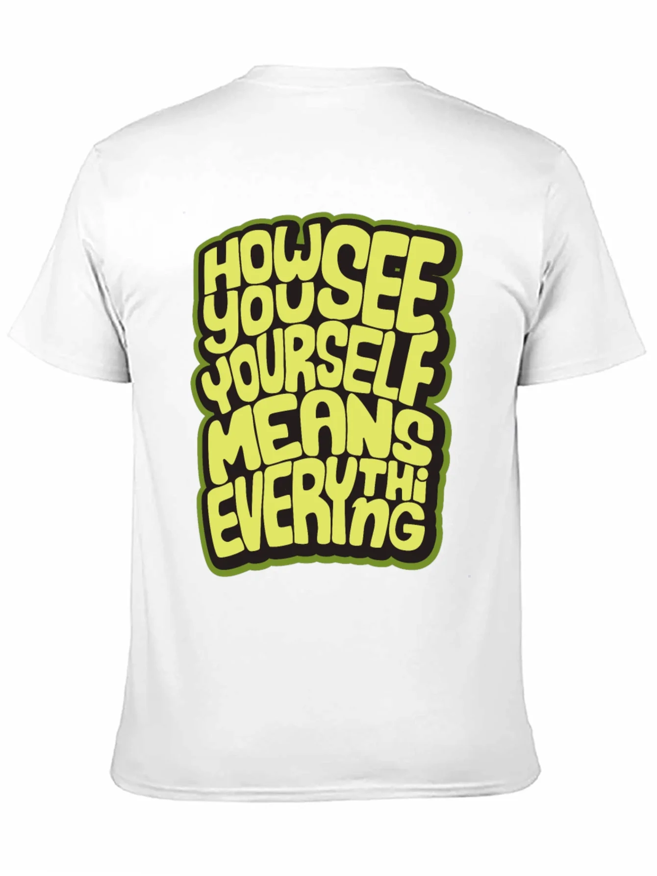 Camiseta Negra con Dise?o Inspirador
