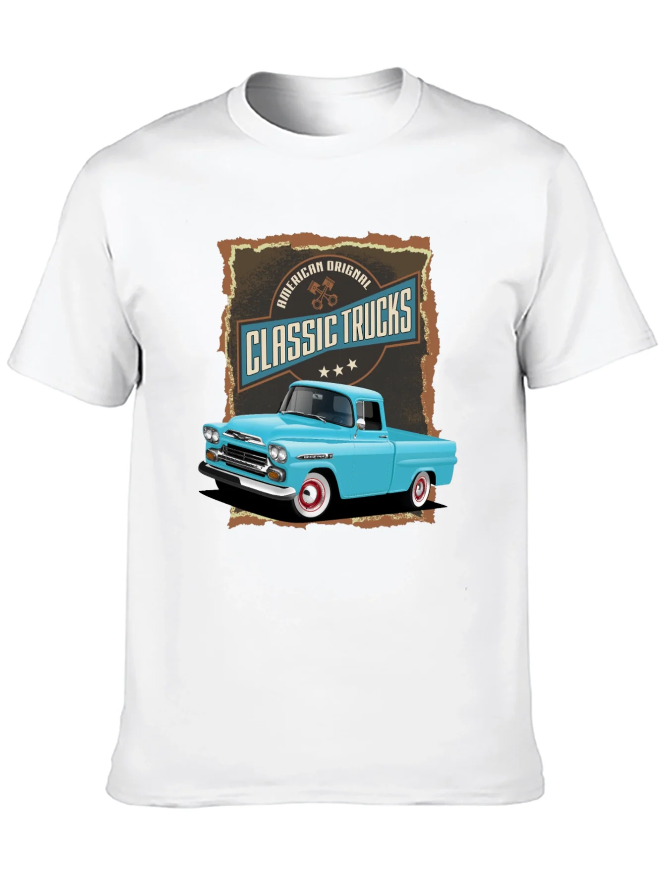 Camiseta Cl¨¢sica de Camiones Americanos Originales