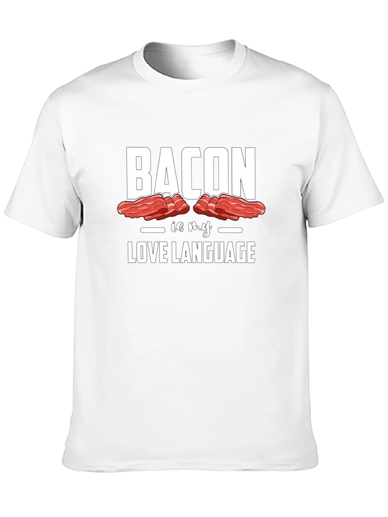 Camiseta Negra Bacon is my Love Language