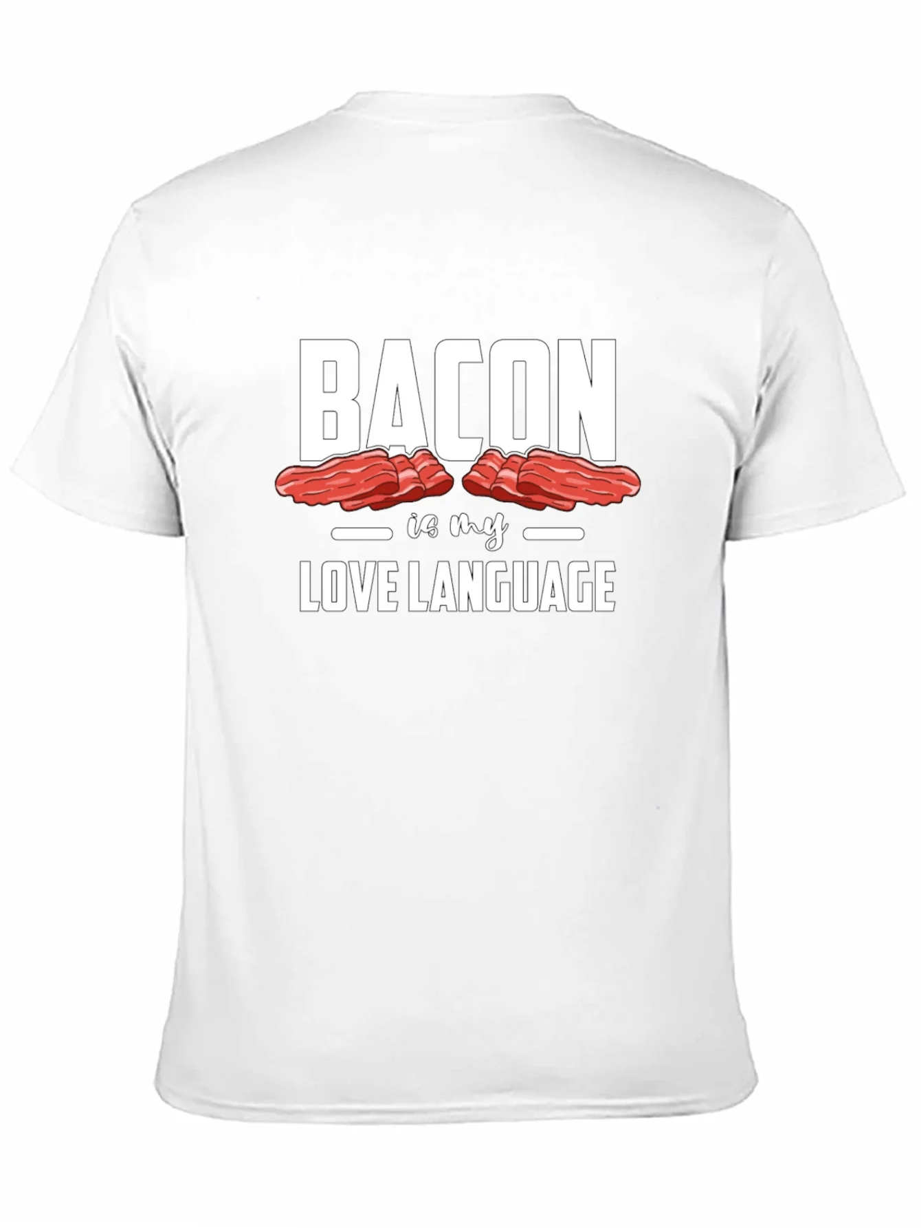 Camiseta Negra Bacon is my Love Language