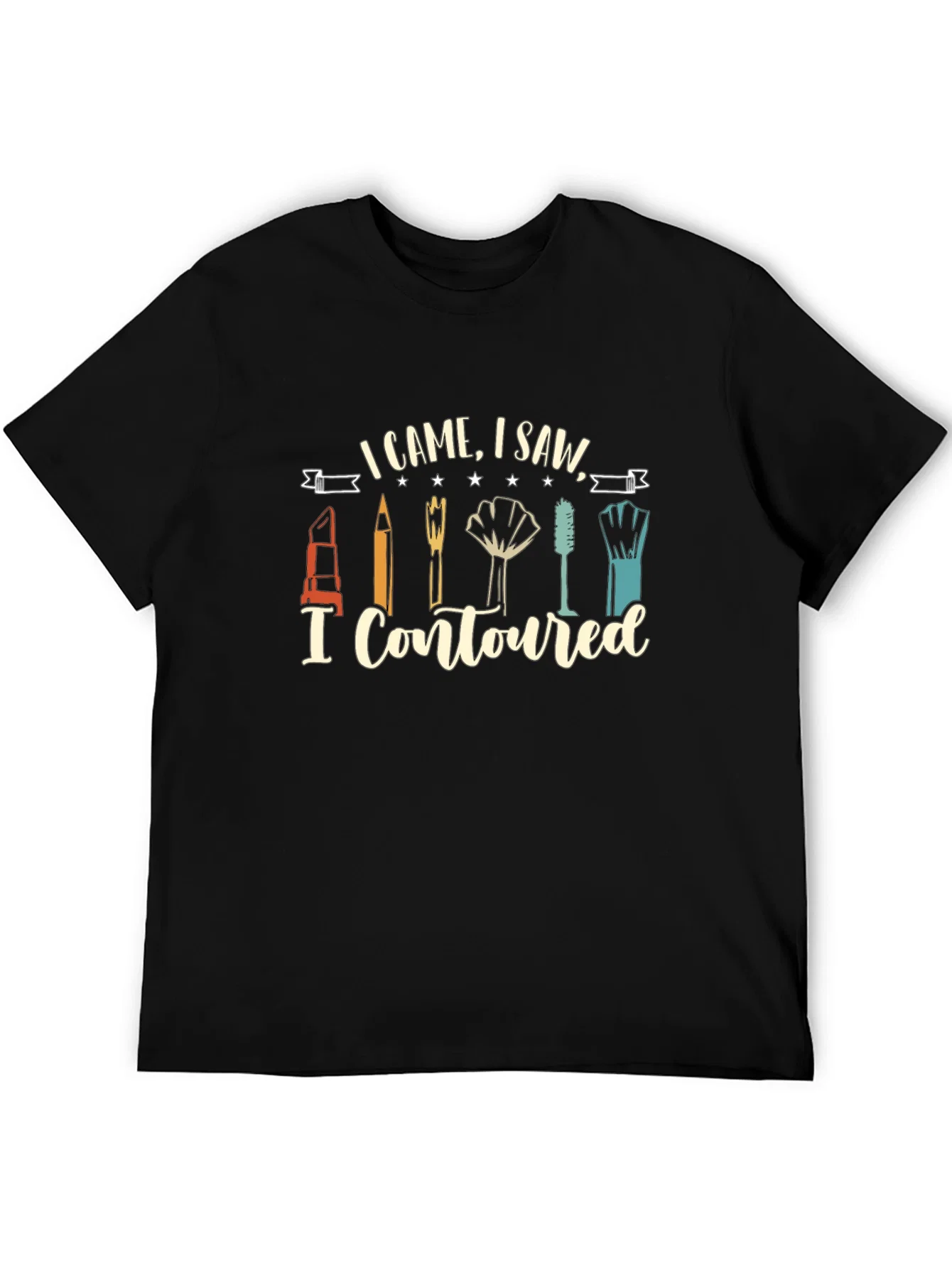 Rebbecca I Came I Saw I Contoured Graphic Tee