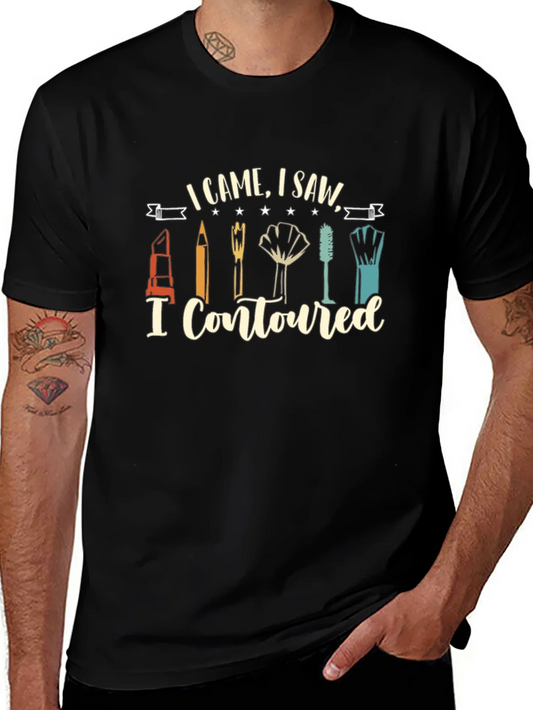 Rebbecca I Came I Saw I Contoured Graphic Tee