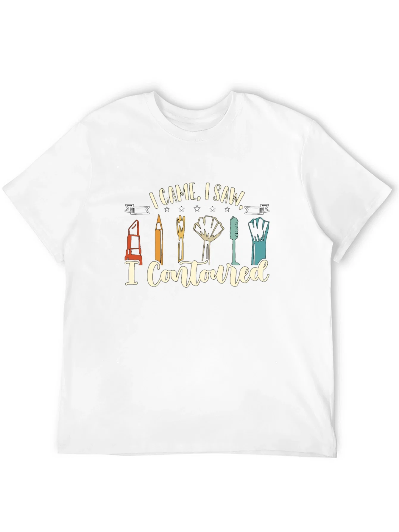 Rebbecca I Came I Saw I Contoured Graphic Tee