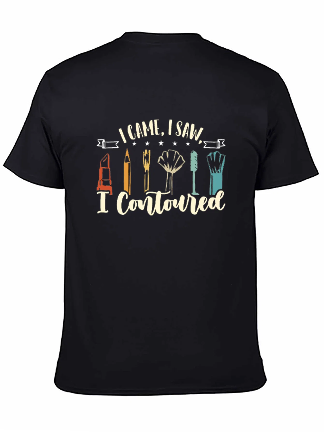 Rebbecca I Came I Saw I Contoured Graphic Tee