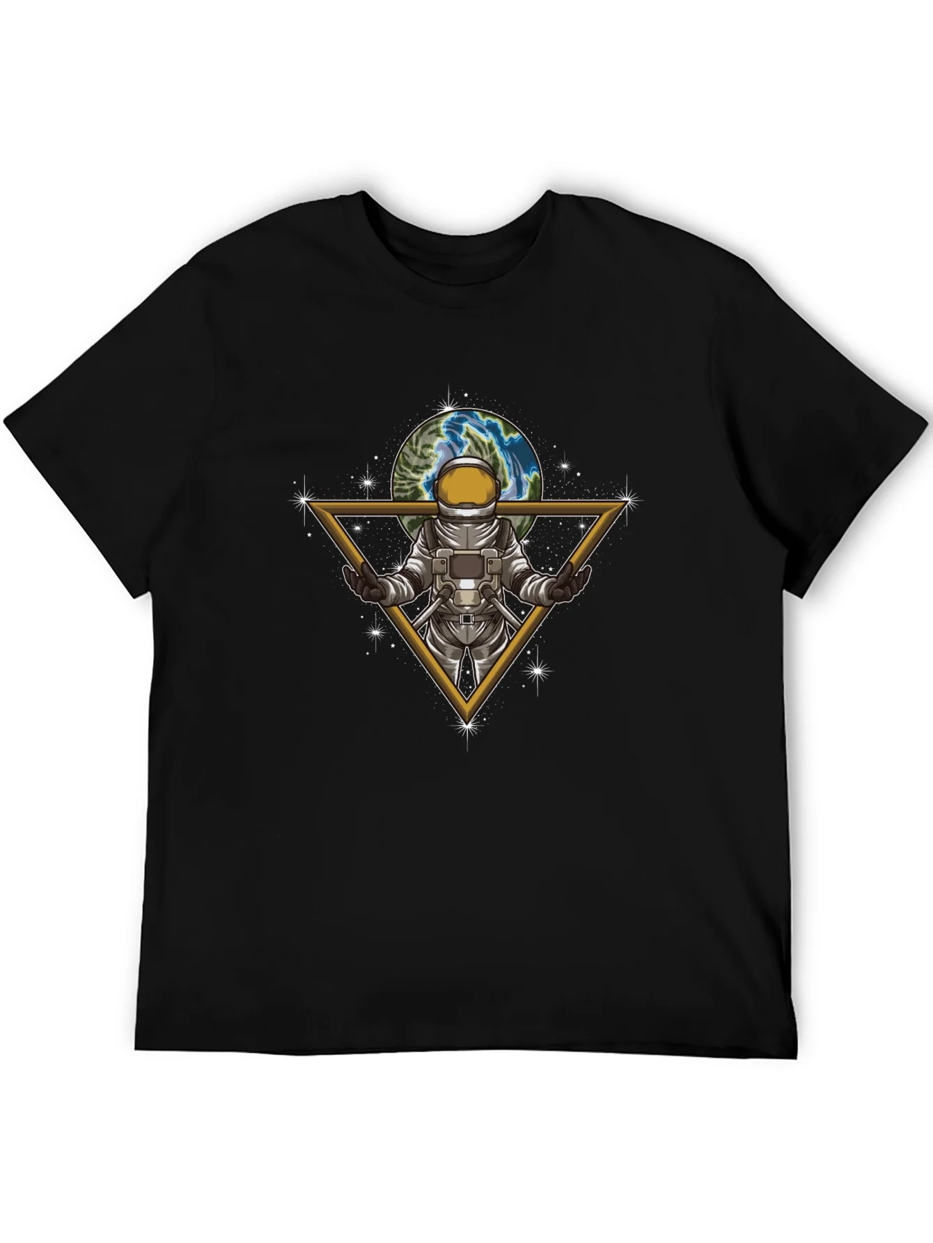 Rebbecca Astronaut Earth Graphic Tee - Stylish Space Design