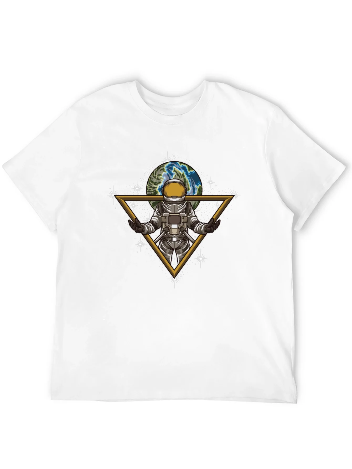Rebbecca Astronaut Earth Graphic Tee - Stylish Space Design