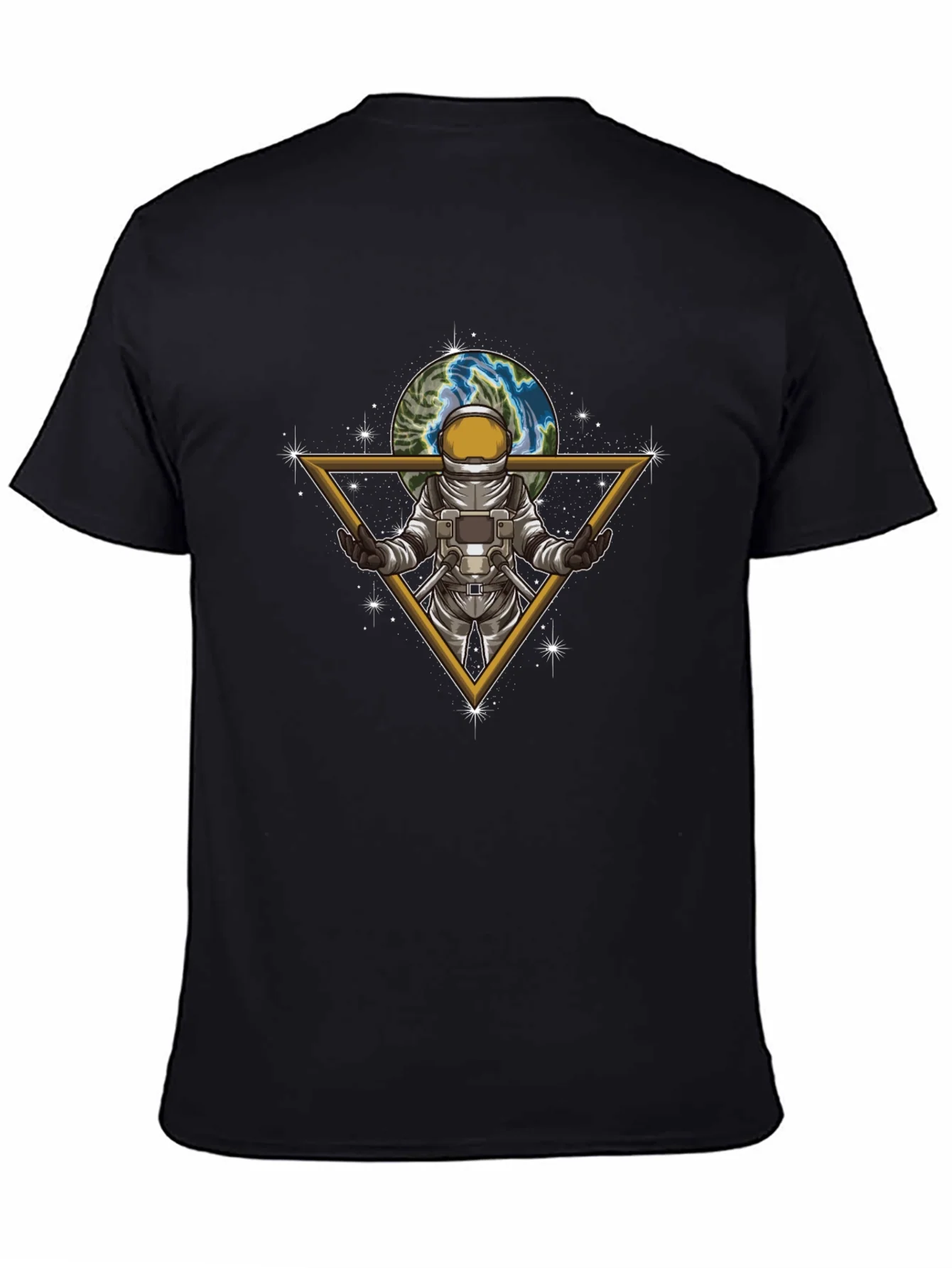 Rebbecca Astronaut Earth Graphic Tee - Stylish Space Design
