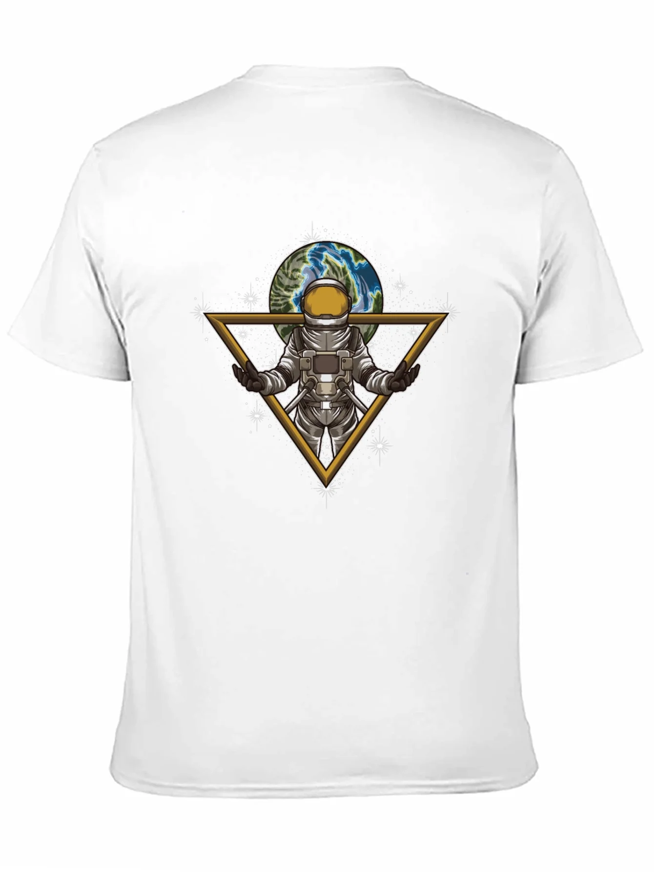 Rebbecca Astronaut Earth Graphic Tee - Stylish Space Design