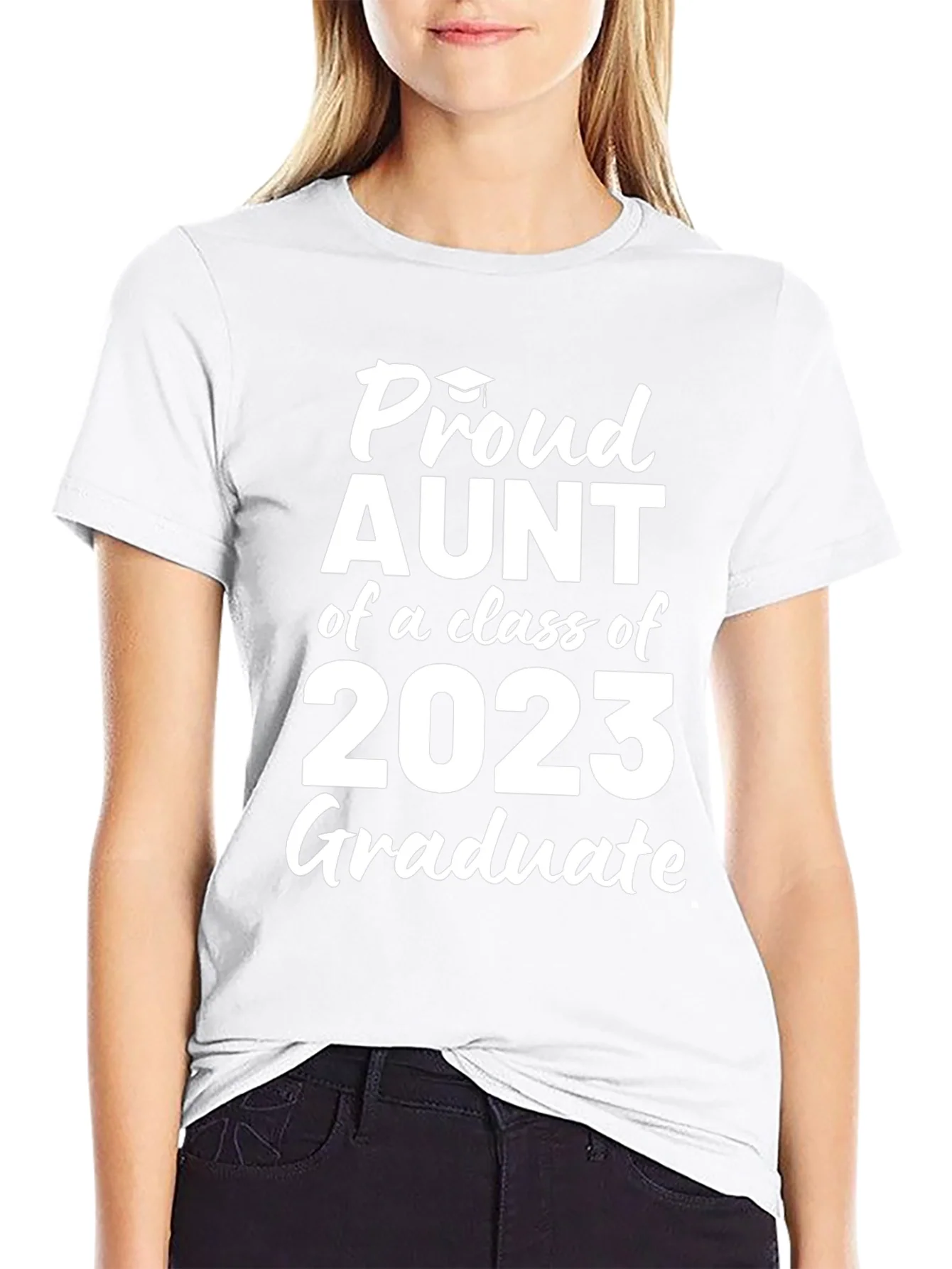 Camiseta Negra T¨ªa Orgullosa Clase 2023