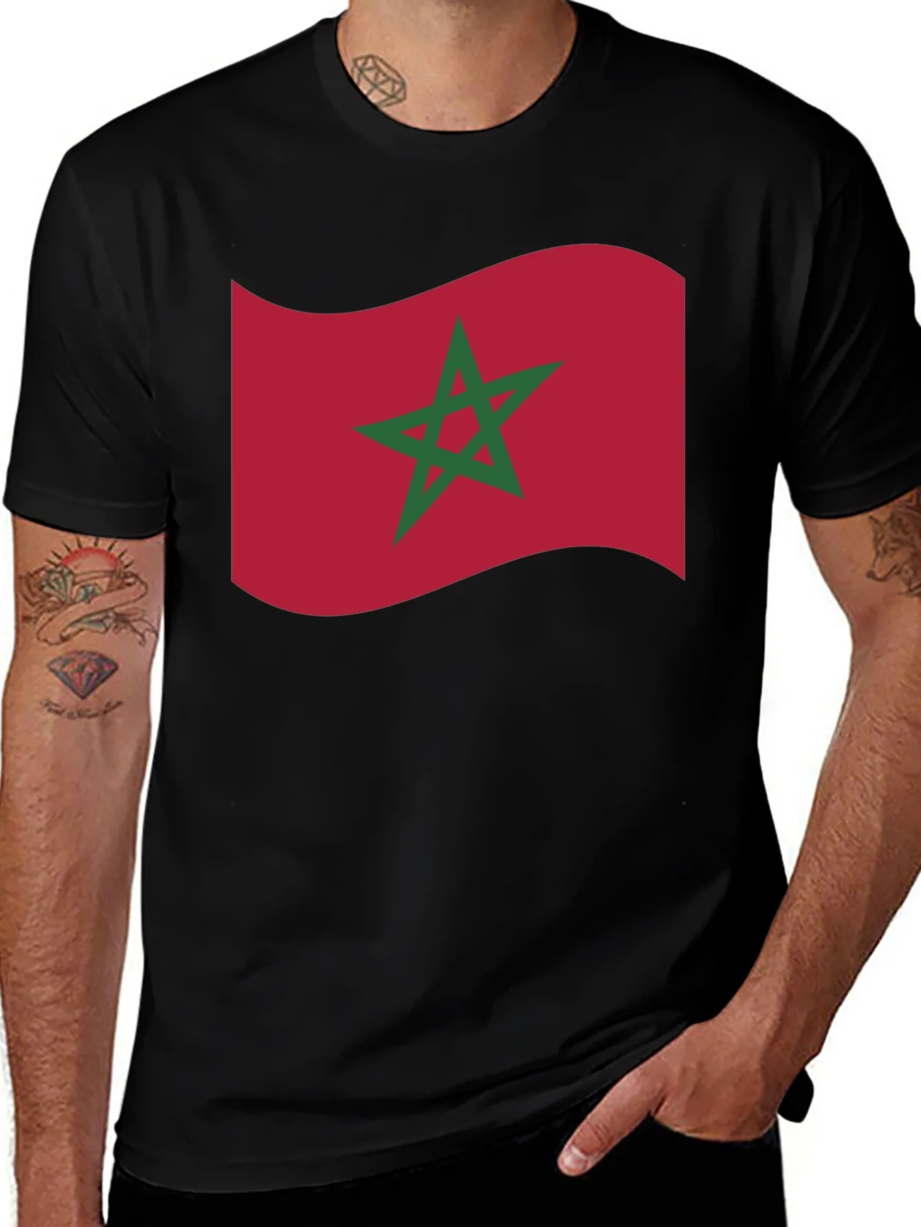 Rebbecca Morocco Flag T-Shirt - Show Your Pride!