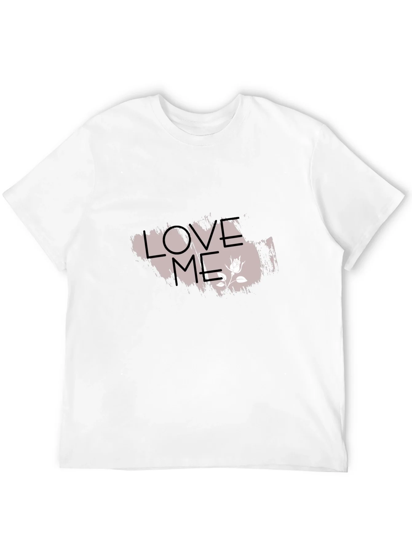 Rebbecca Love Me Graphic Tee - Trendy Black T-Shirt