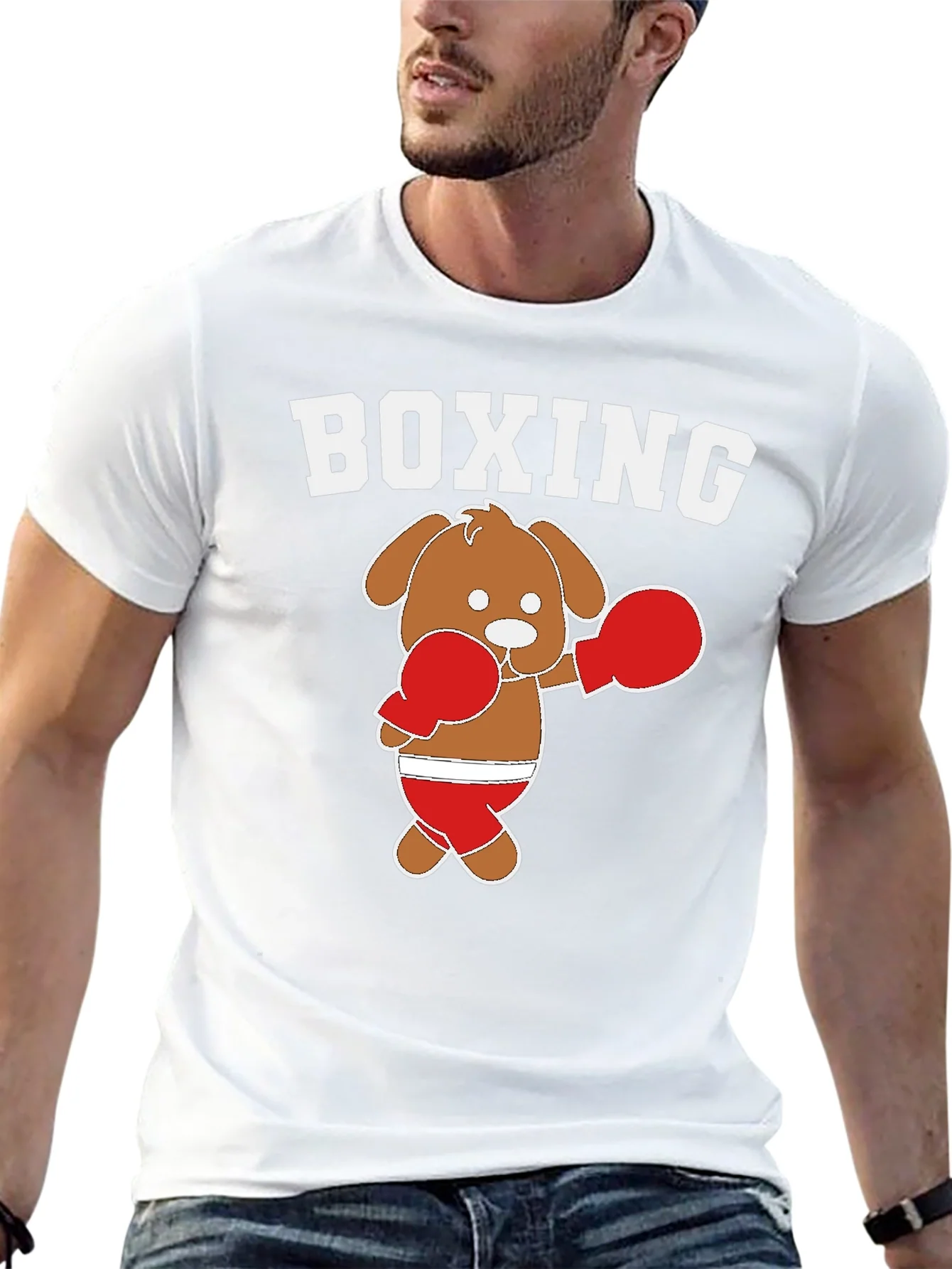 Rebbecca Boxing Dog Graphic Tee