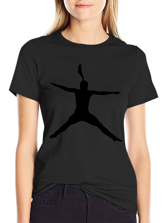 Rebbecca Silhouette Dancer Tee - Black Graphic T-Shirt