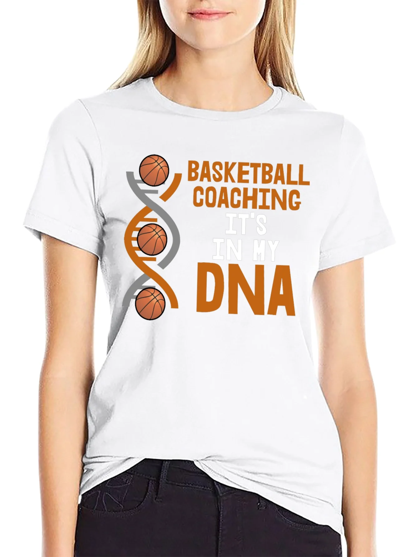Rebbecca Basketball Coaching DNA Graphic Tee