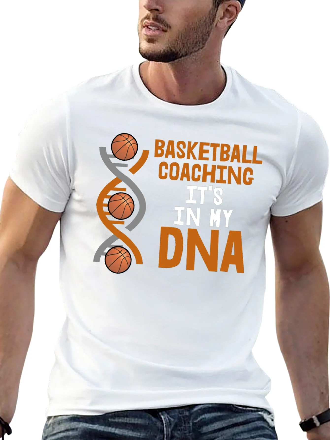Rebbecca Basketball Coaching DNA Graphic Tee