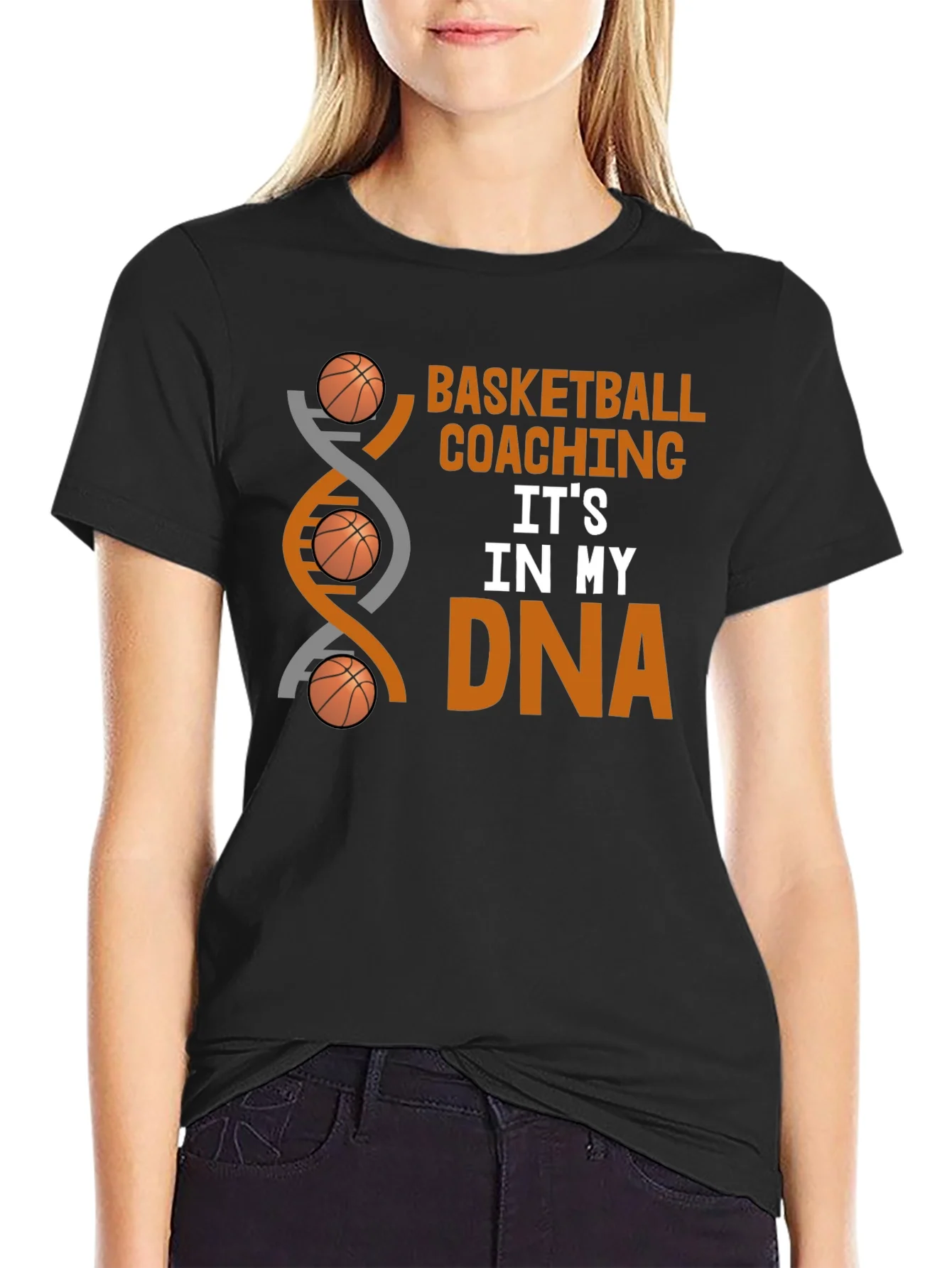 Rebbecca Basketball Coaching DNA Graphic Tee