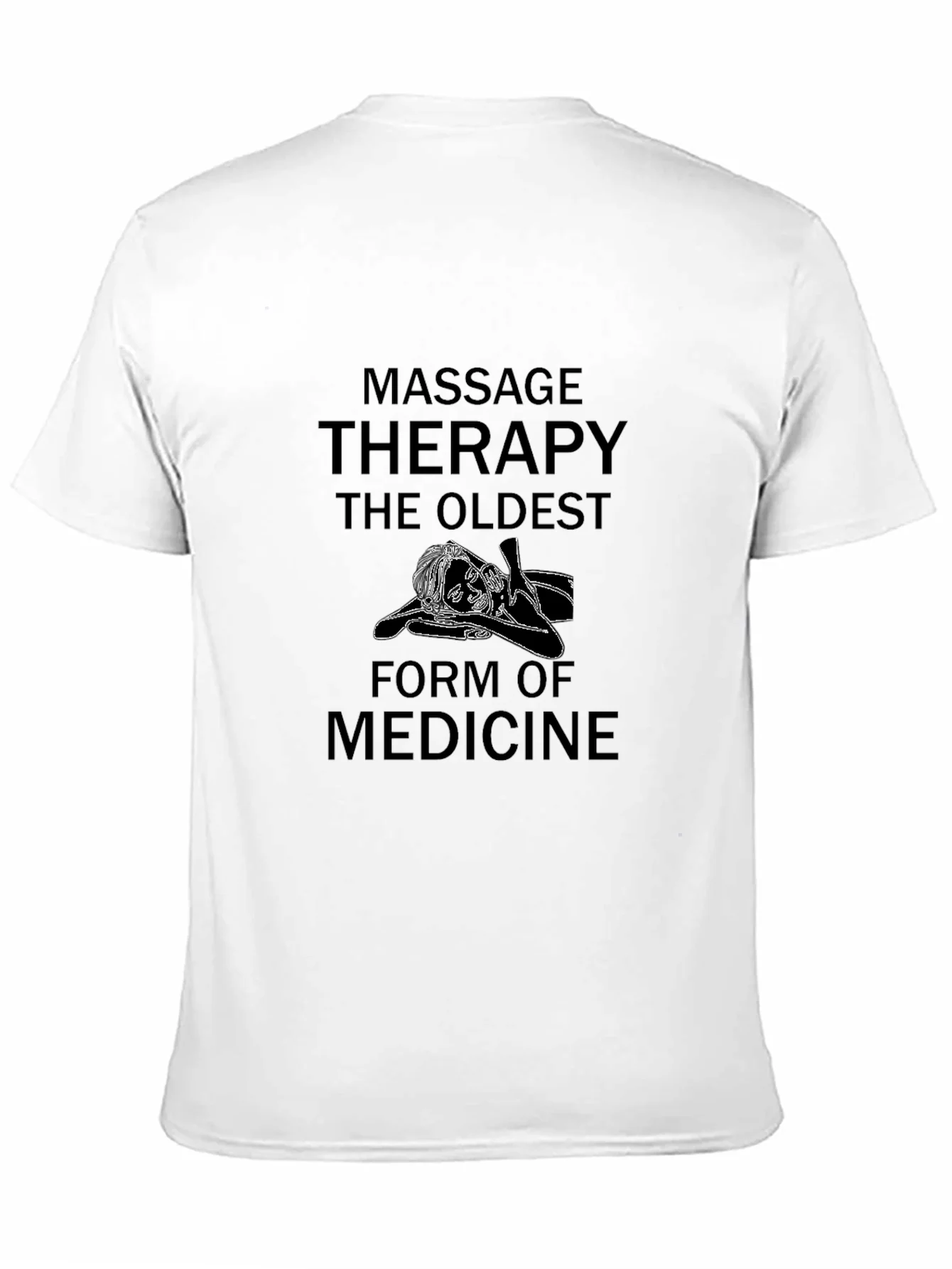 Camiseta Negra: Masaje Terapia la Medicina Ancestral