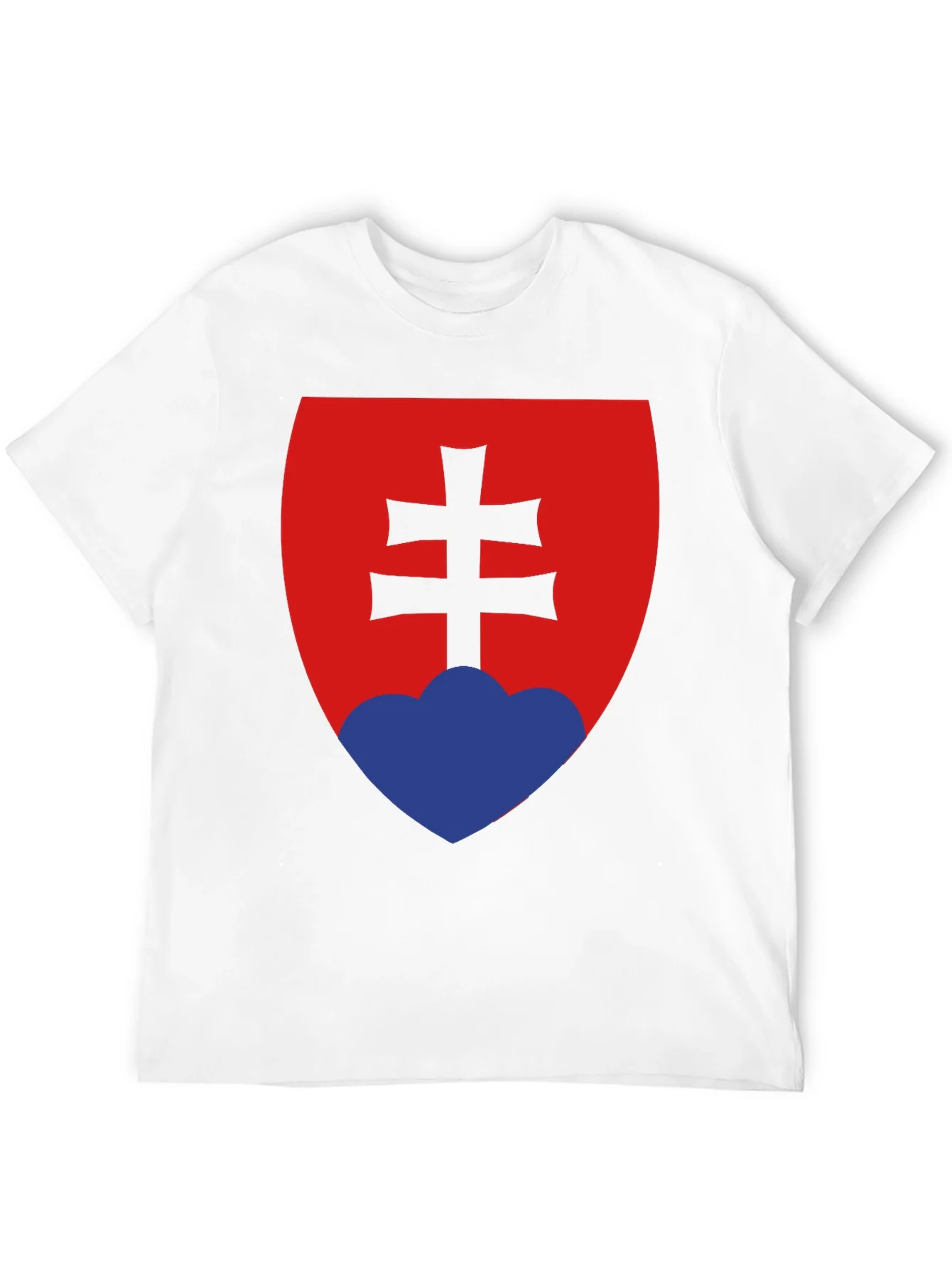 Camiseta Negra con Escudo de Eslovaquia