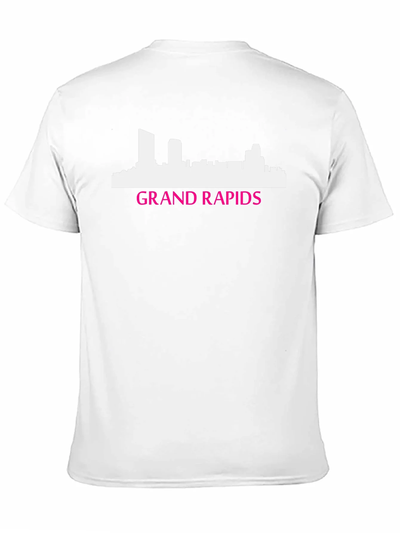 Camiseta Negra Grand Rapids Skyline
