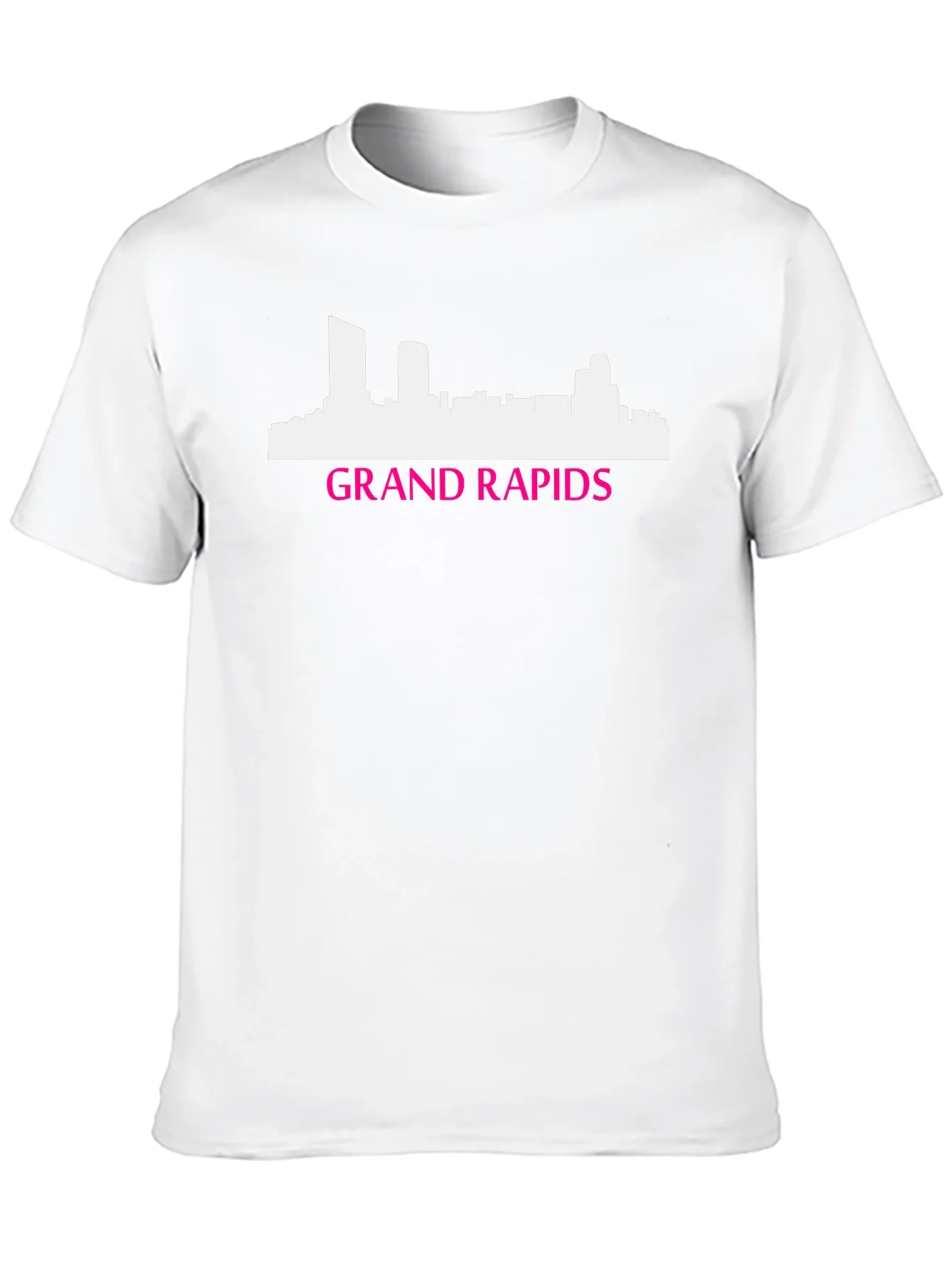 Camiseta Negra Grand Rapids Skyline