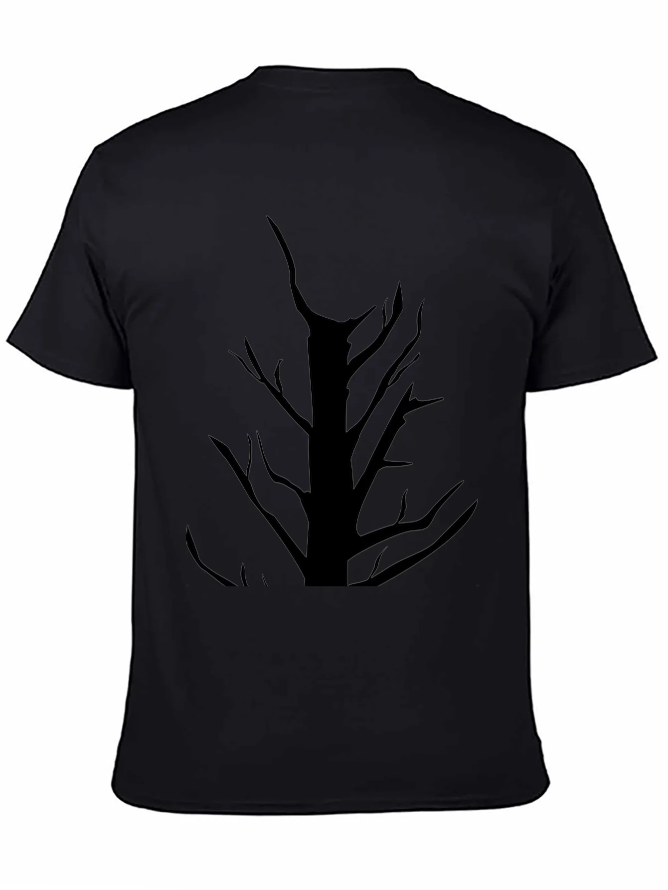 Rebbecca Mens Black Tree Graphic T-Shirt