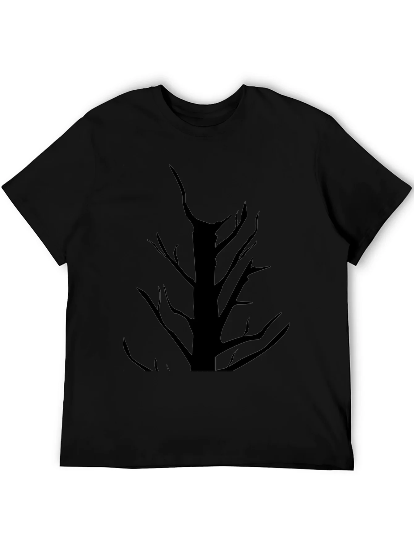 Rebbecca Mens Black Tree Graphic T-Shirt