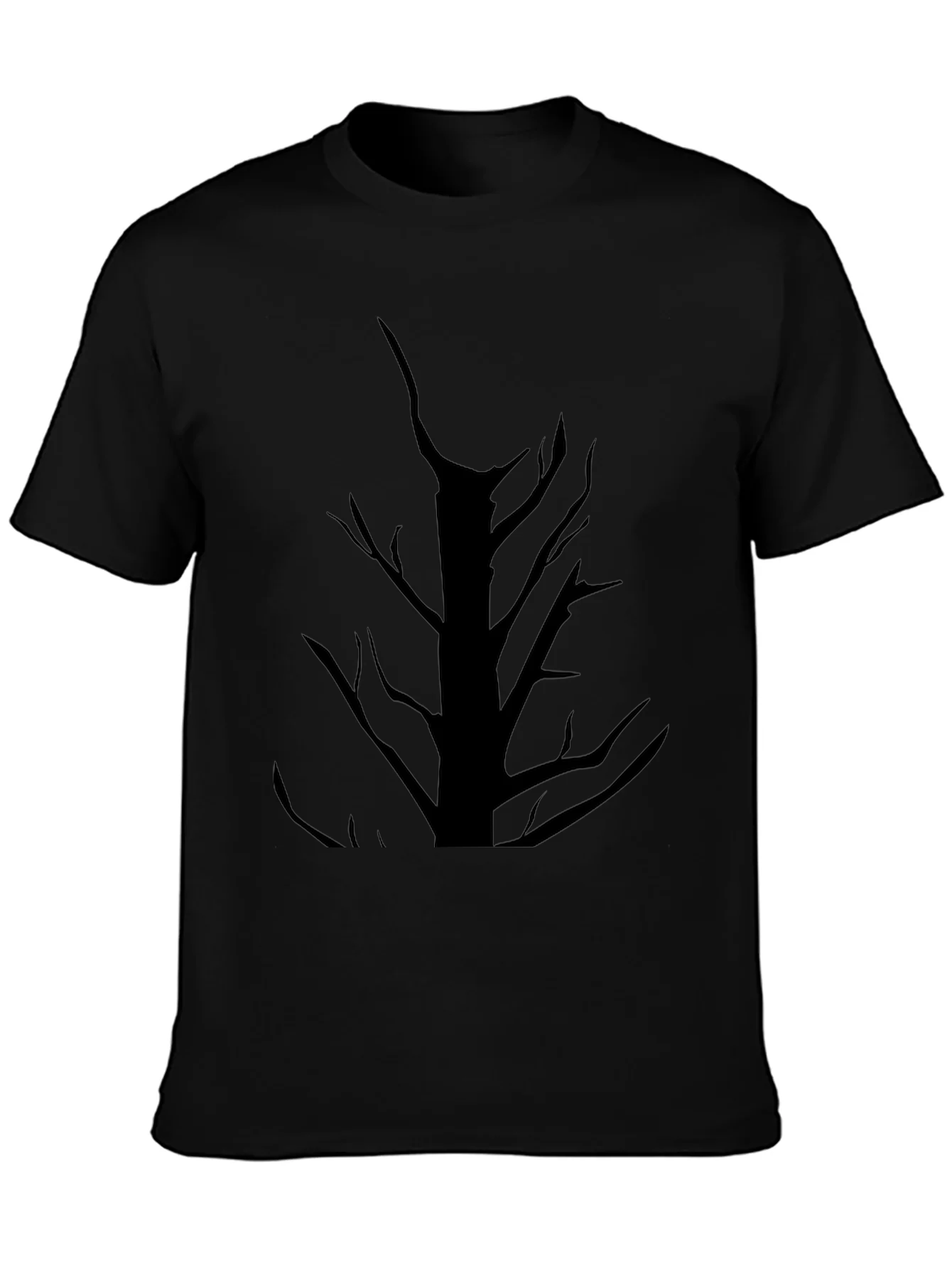 Rebbecca Mens Black Tree Graphic T-Shirt