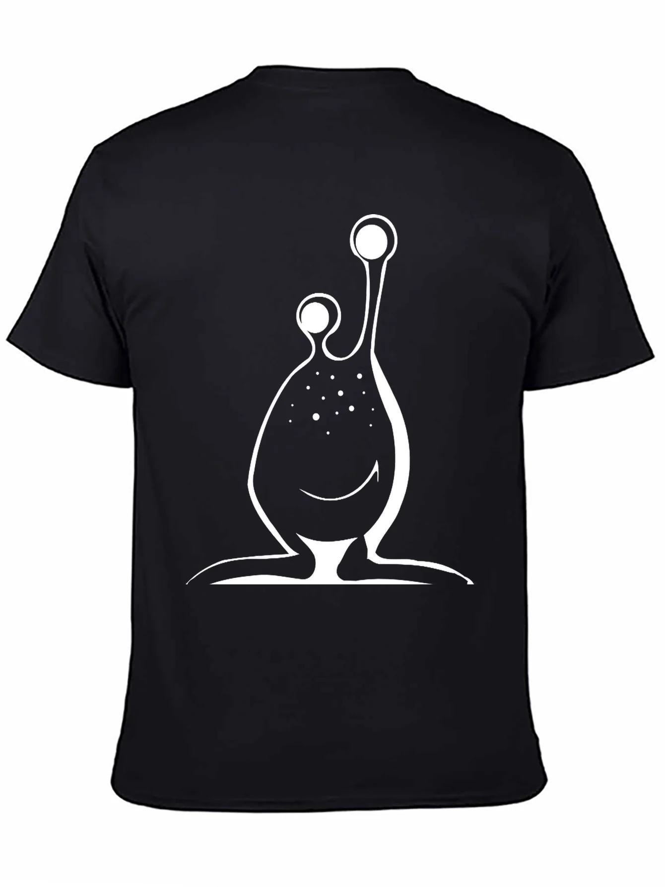 Rebbecca Mens Black T-Shirt with Alien Design