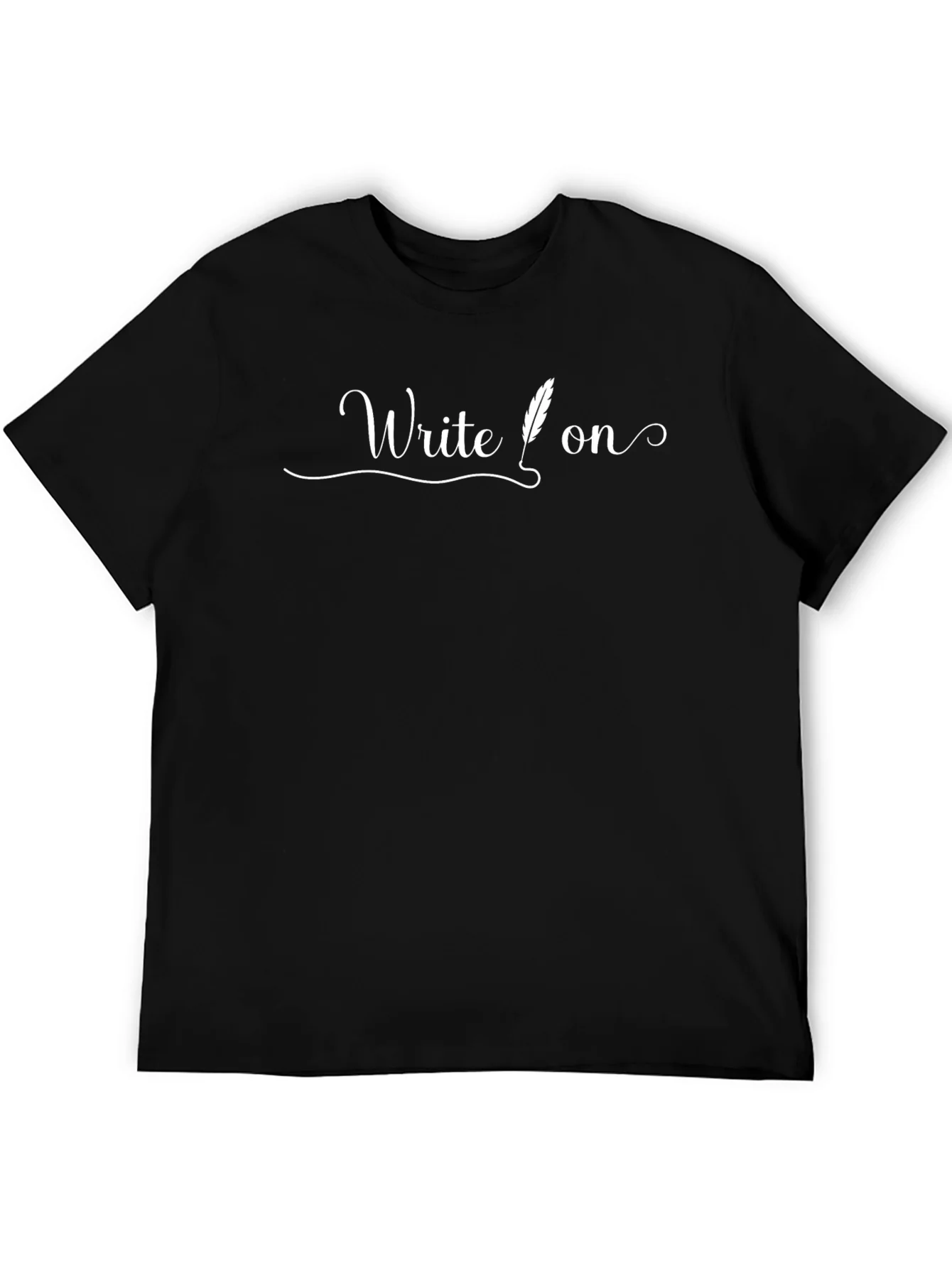 Camiseta Negra Write On para Escritores