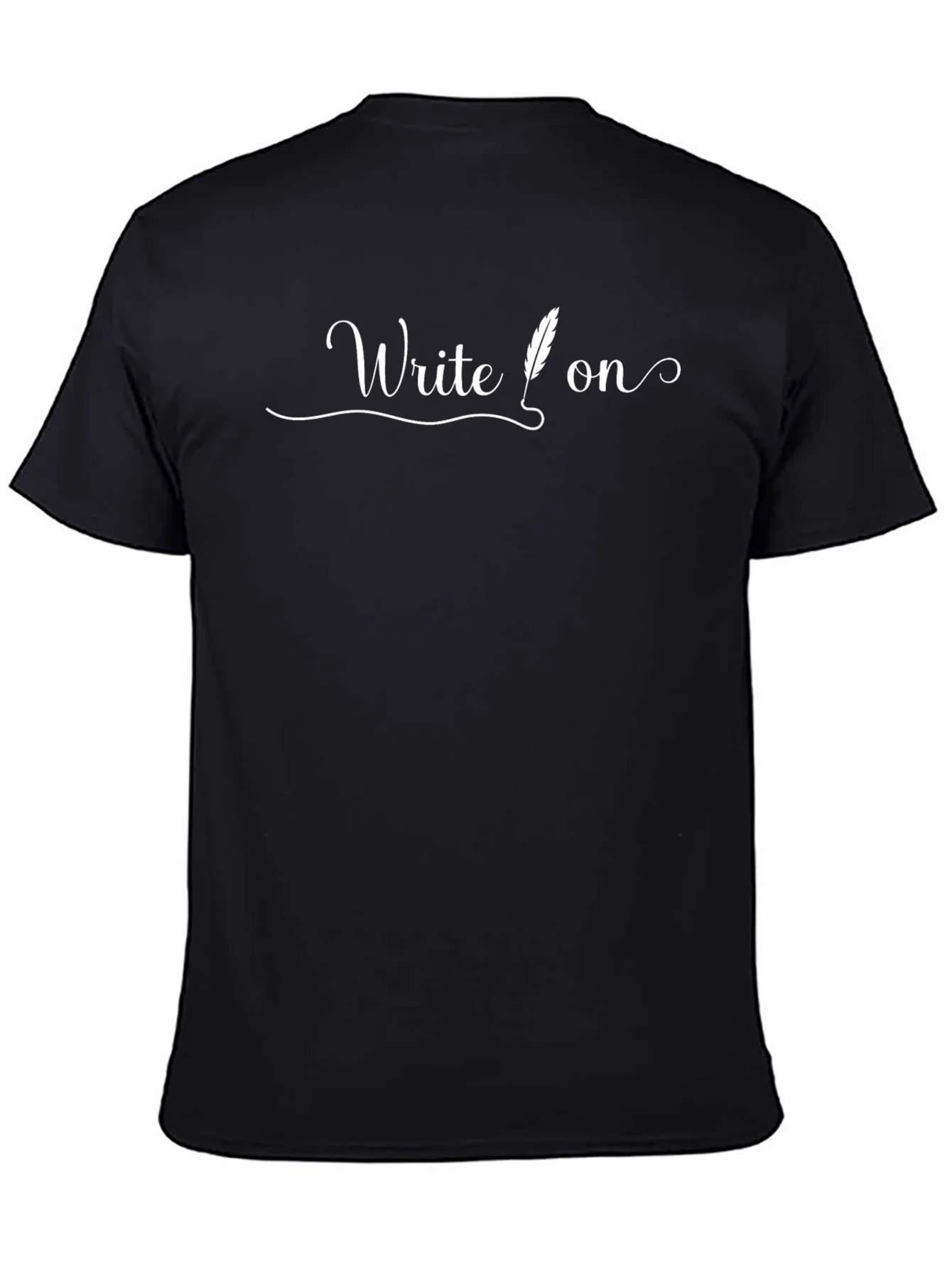 Camiseta Negra Write On para Escritores