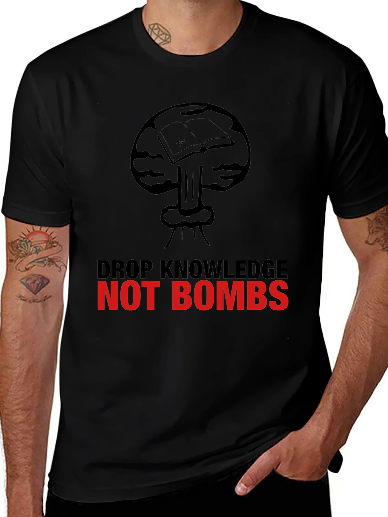 Rebbecca Knowledge Not Bombs Graphic Tee