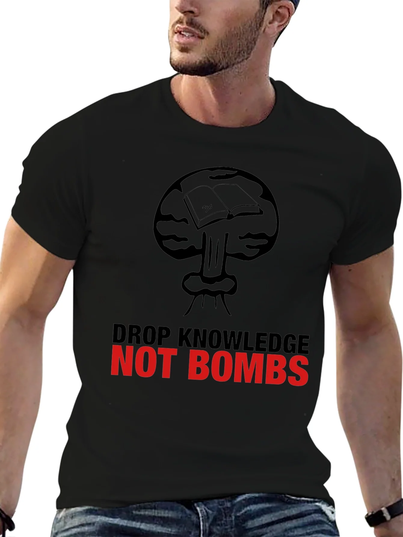 Rebbecca Knowledge Not Bombs Graphic Tee