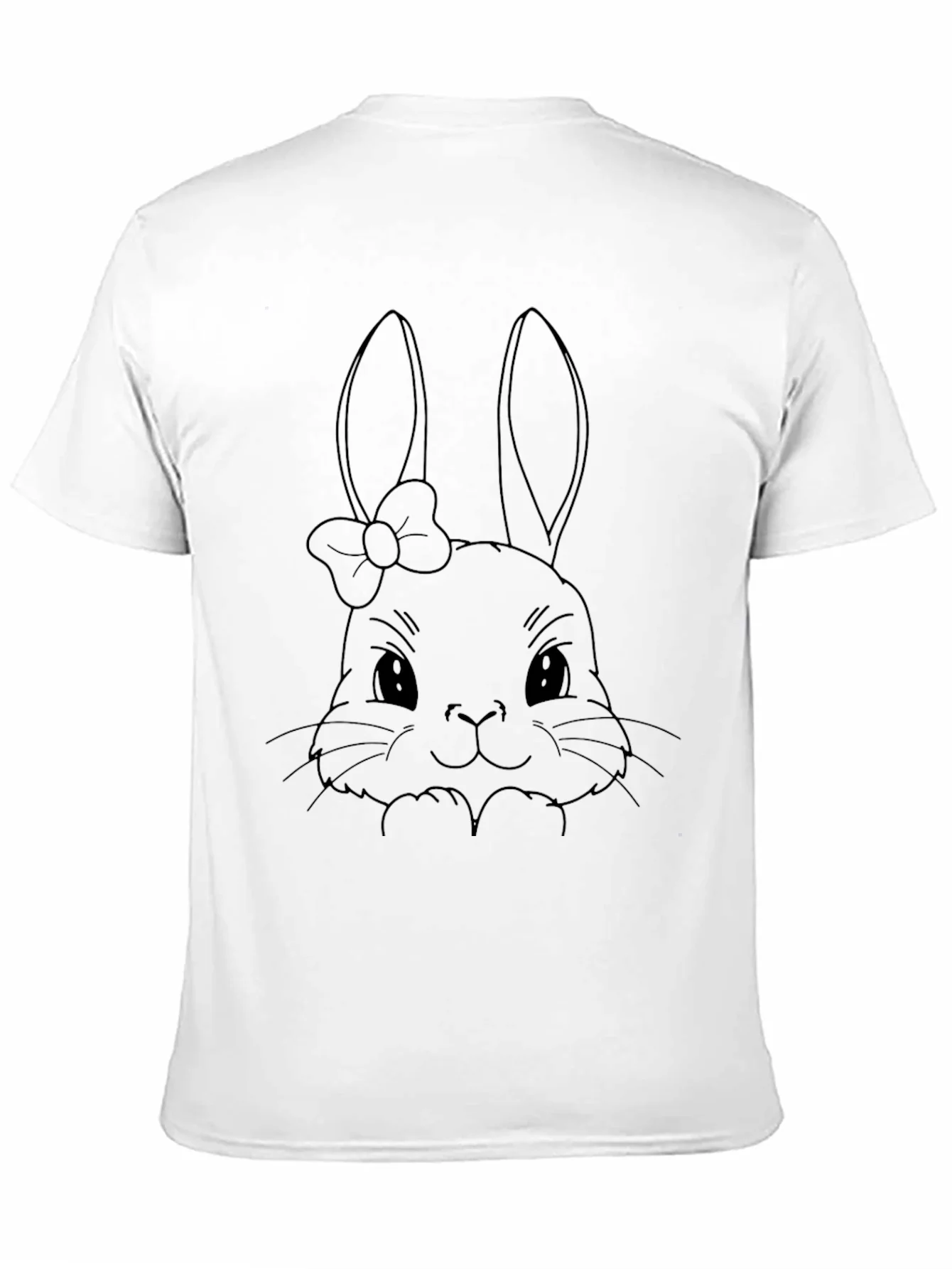 Camiseta Negra Conejita Mo?o - Estilo Casual