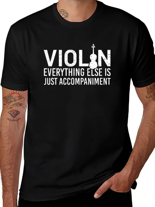 Rebbecca Violin Everything Else Accompaniment Black T-Shirt