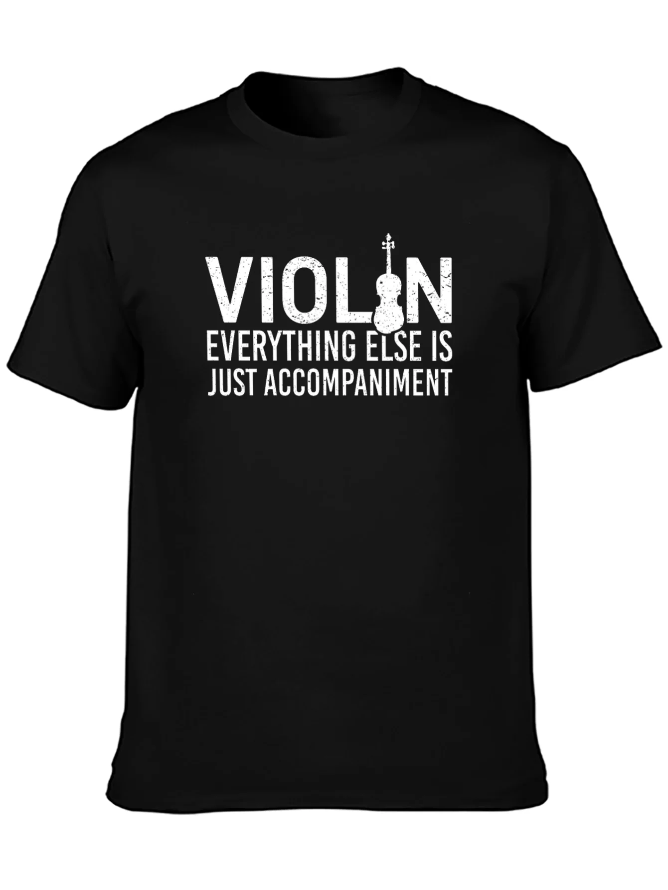 Rebbecca Violin Everything Else Accompaniment Black T-Shirt