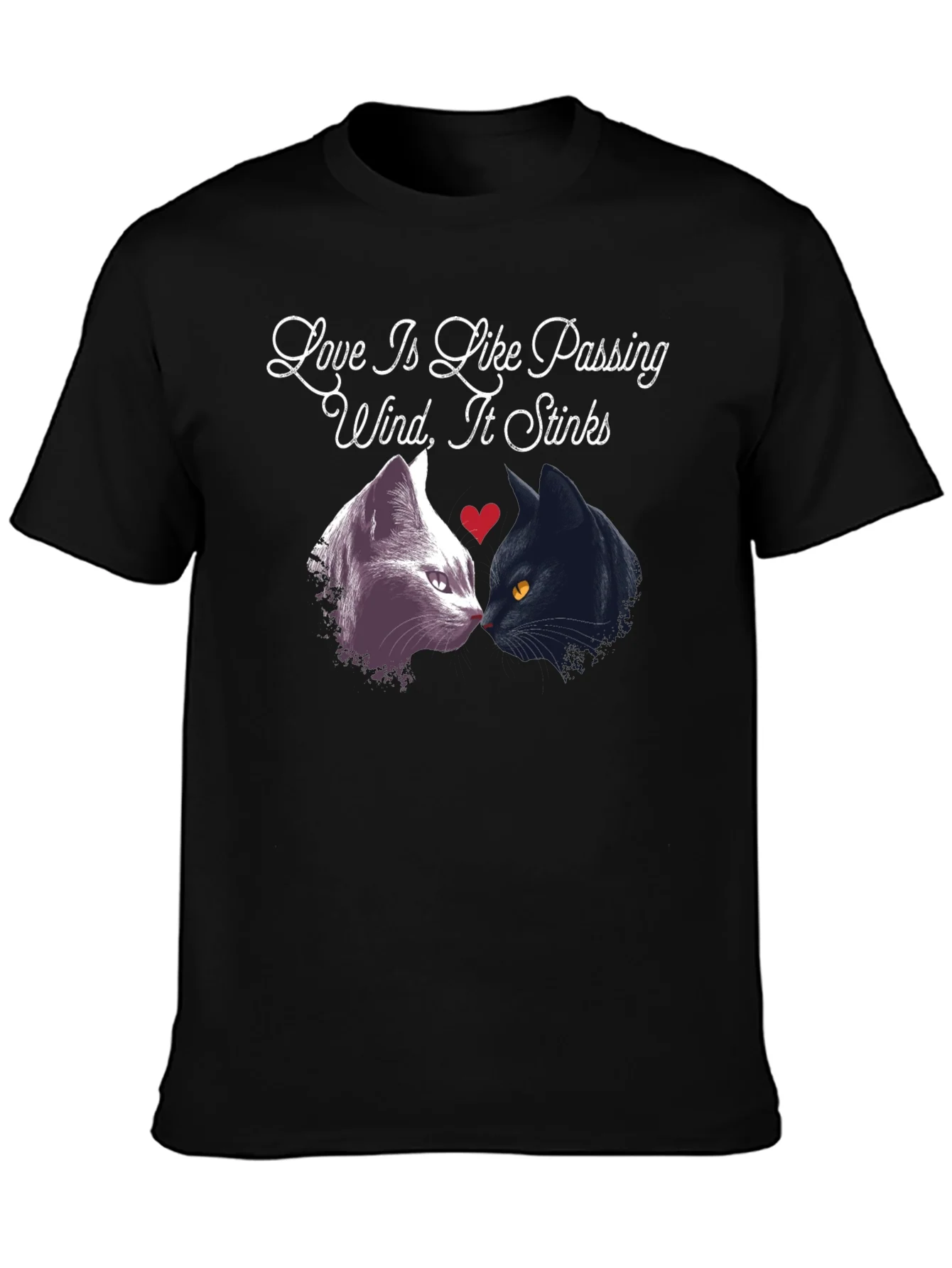 Rebbecca Love Stinks T-Shirt Funny Cat Tee