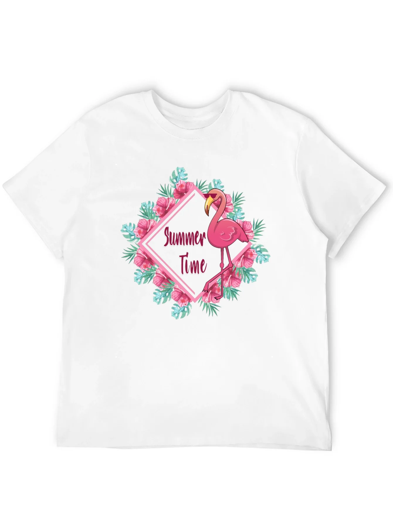 Rebbecca Summer Time Flamingo Graphic Tee