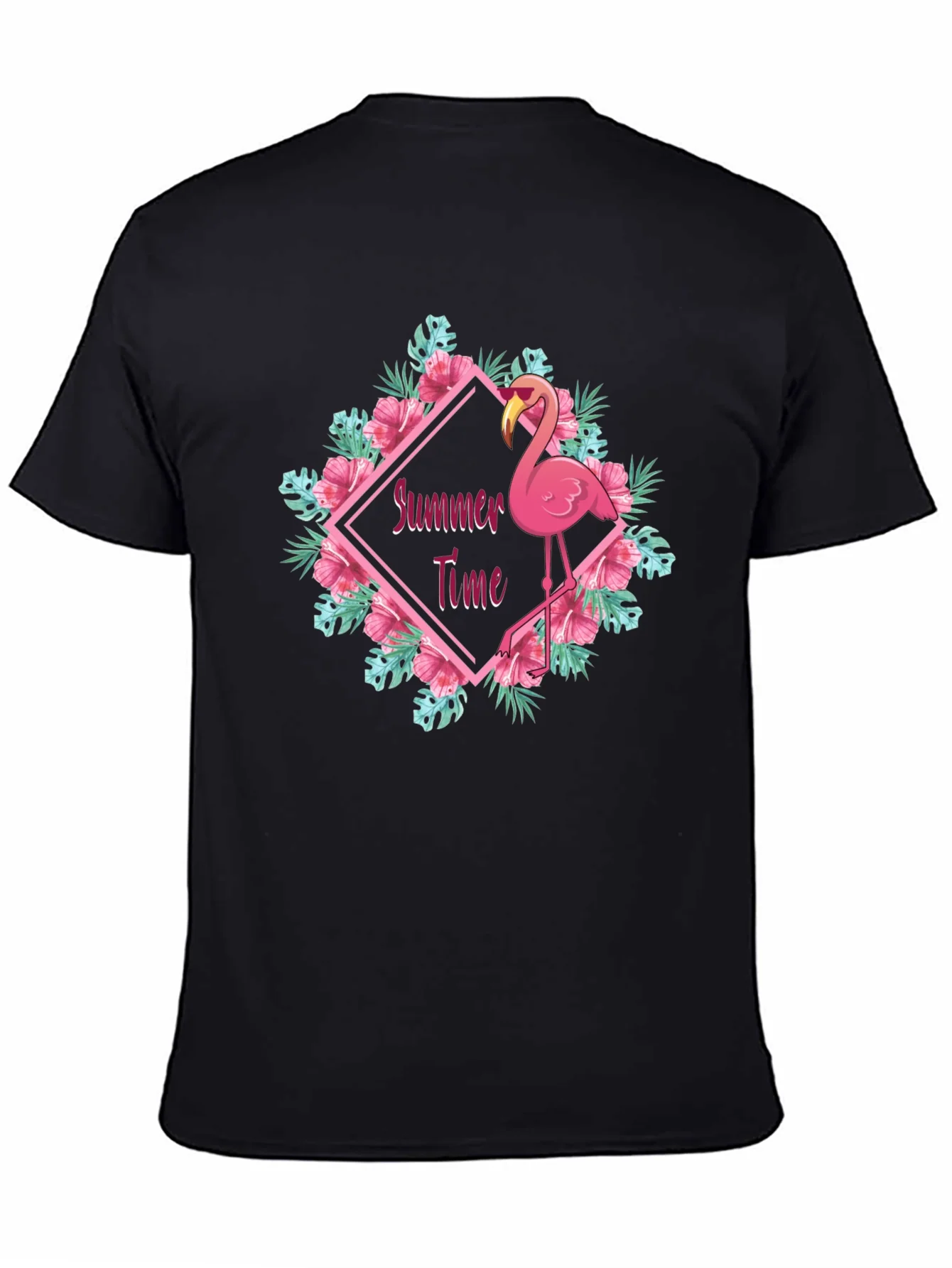 Rebbecca Summer Time Flamingo Graphic Tee