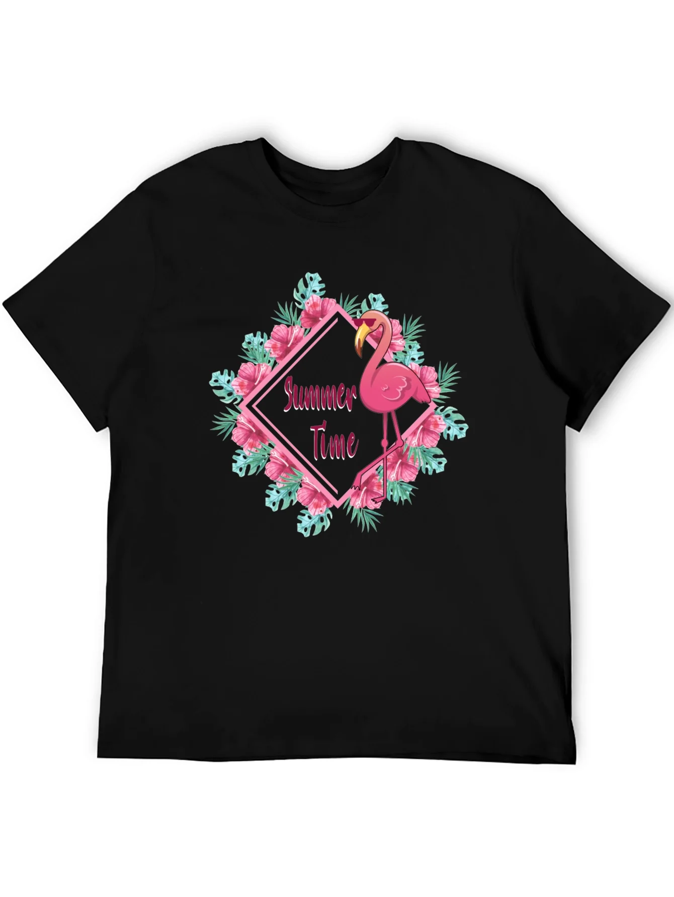 Rebbecca Summer Time Flamingo Graphic Tee