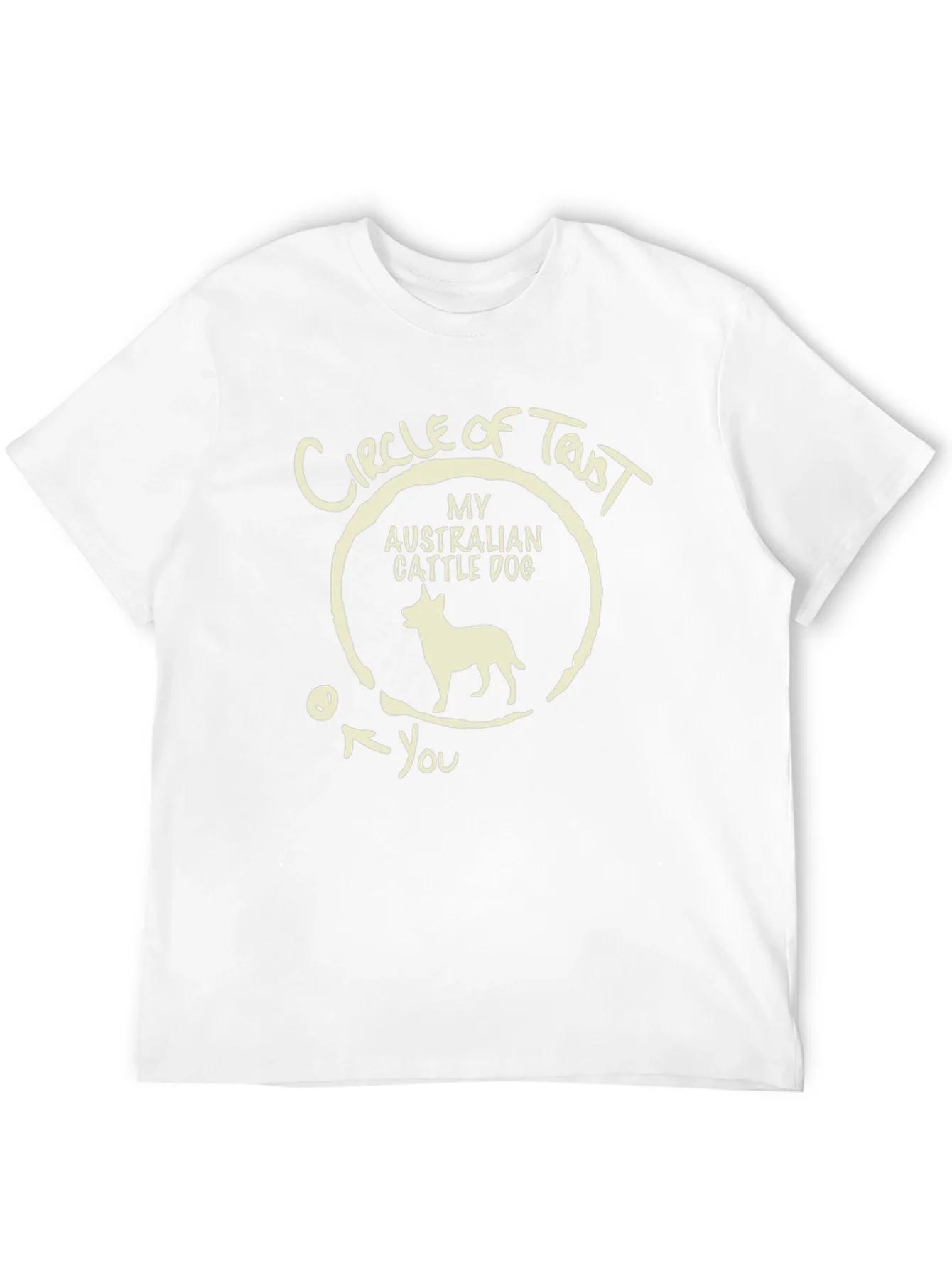 Camiseta Hombre C¨ªrculo de Confianza Australian Cattle Dog