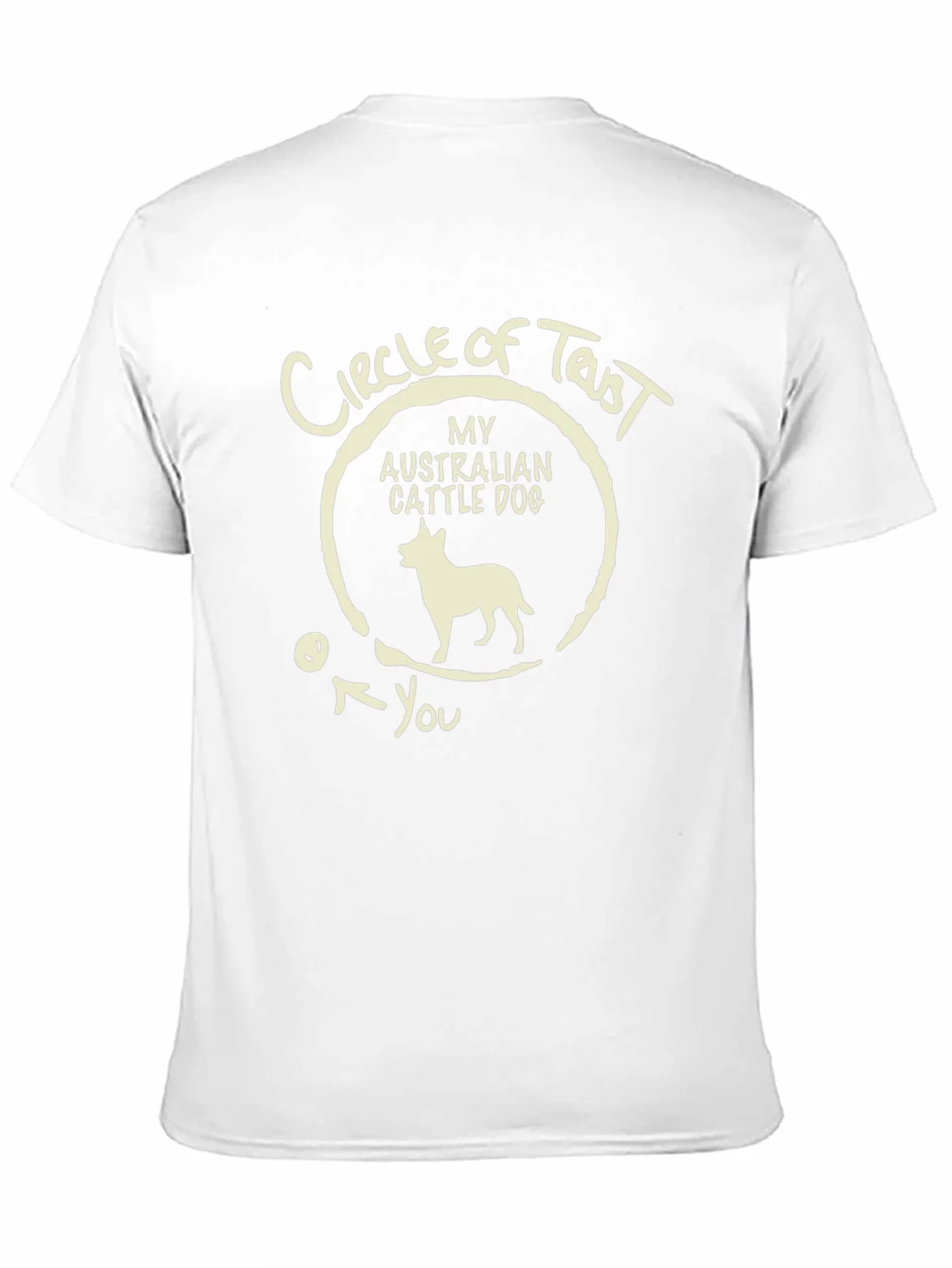Camiseta Hombre C¨ªrculo de Confianza Australian Cattle Dog
